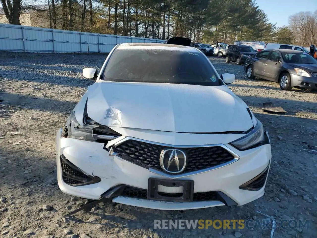 5 fotografías del automóvil dañado 19UDE2F84NA000016 ACURA ILX 2022