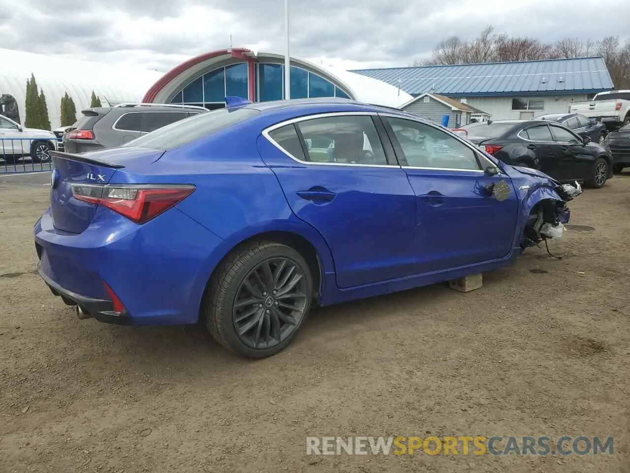 3 fotografías del automóvil dañado 19UDE2F84NA002607 ACURA ILX 2022