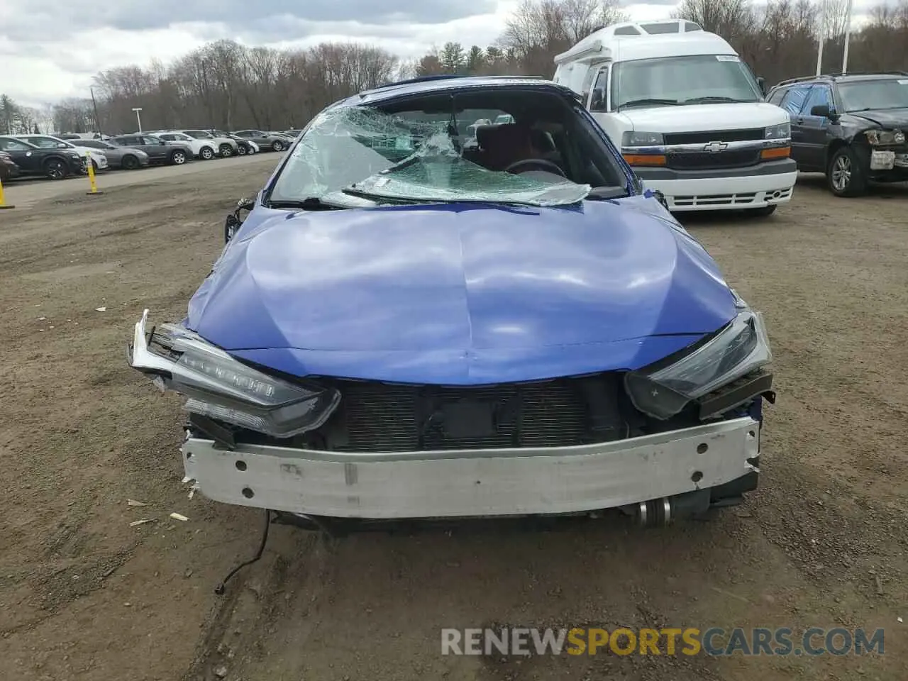 5 fotografías del automóvil dañado 19UDE2F84NA002607 ACURA ILX 2022