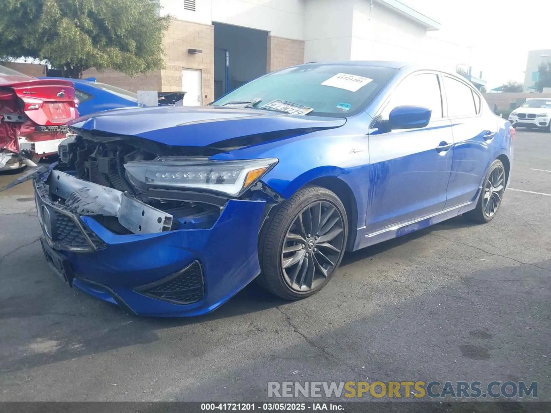 2 fotografías del automóvil dañado 19UDE2F85NA002874 ACURA ILX 2022