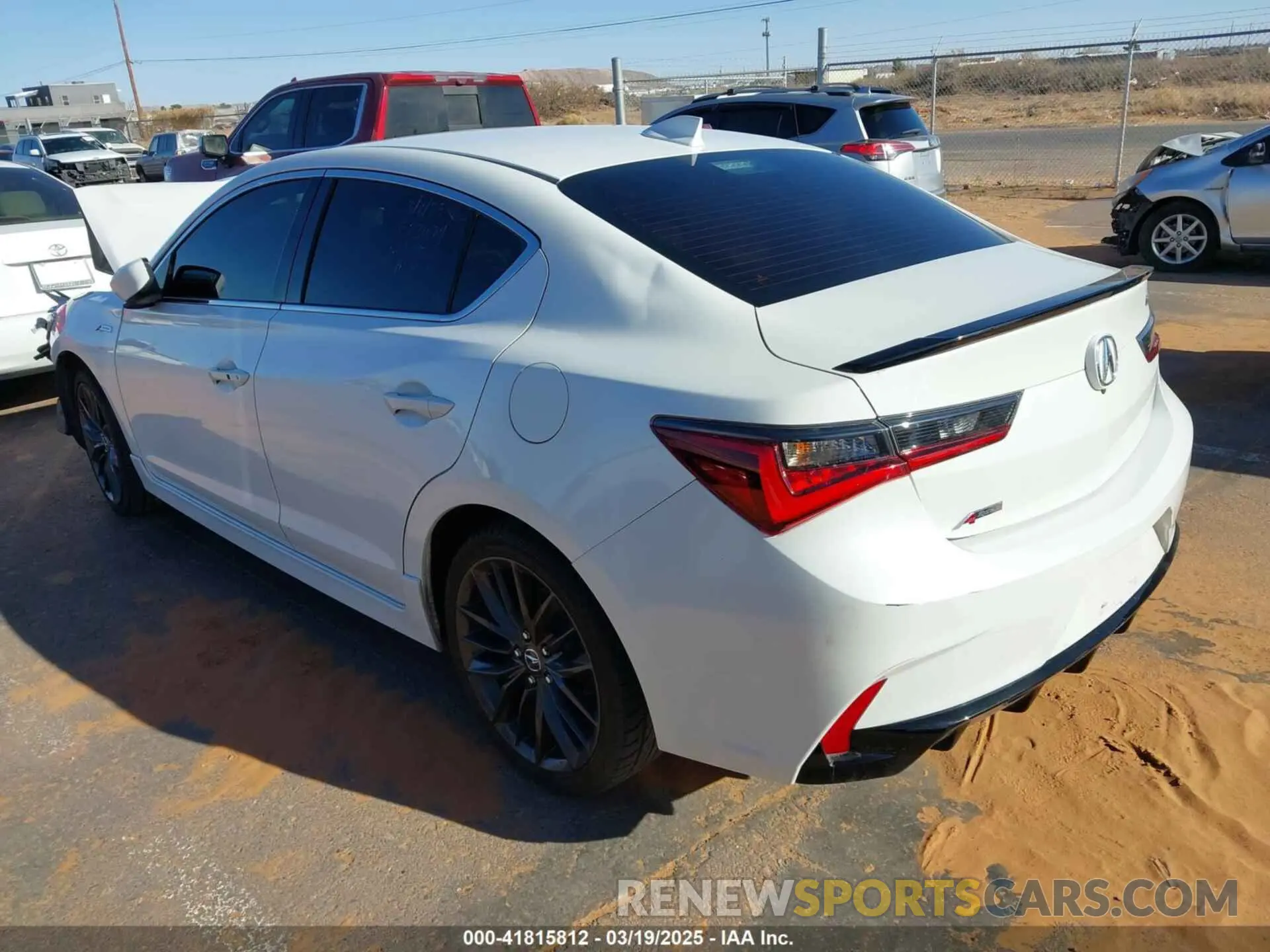 3 fotografías del automóvil dañado 19UDE2F86NA000020 ACURA ILX 2022