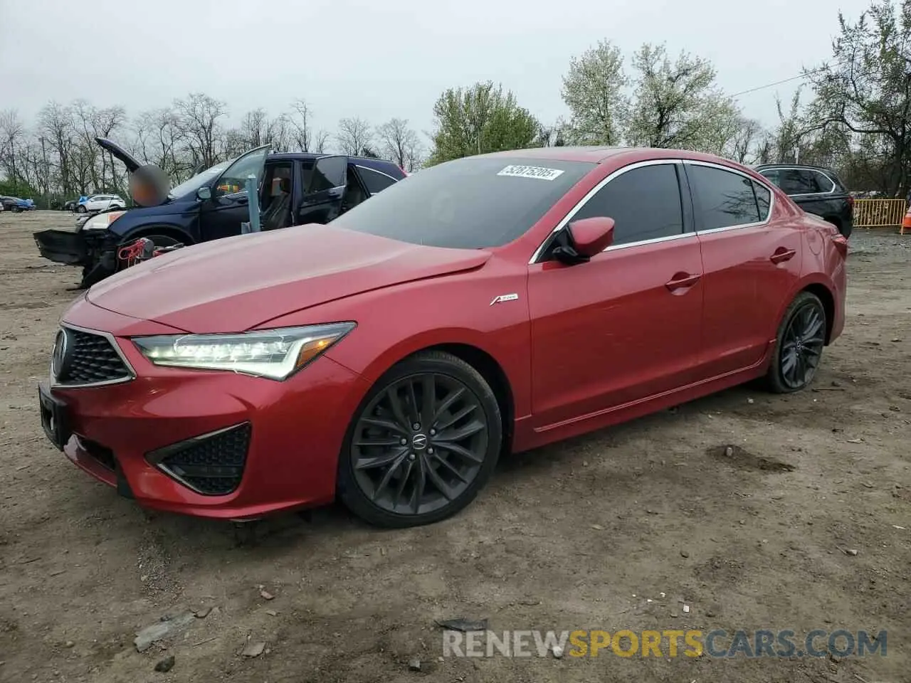 1 fotografías del automóvil dañado 19UDE2F86NA000339 ACURA ILX 2022