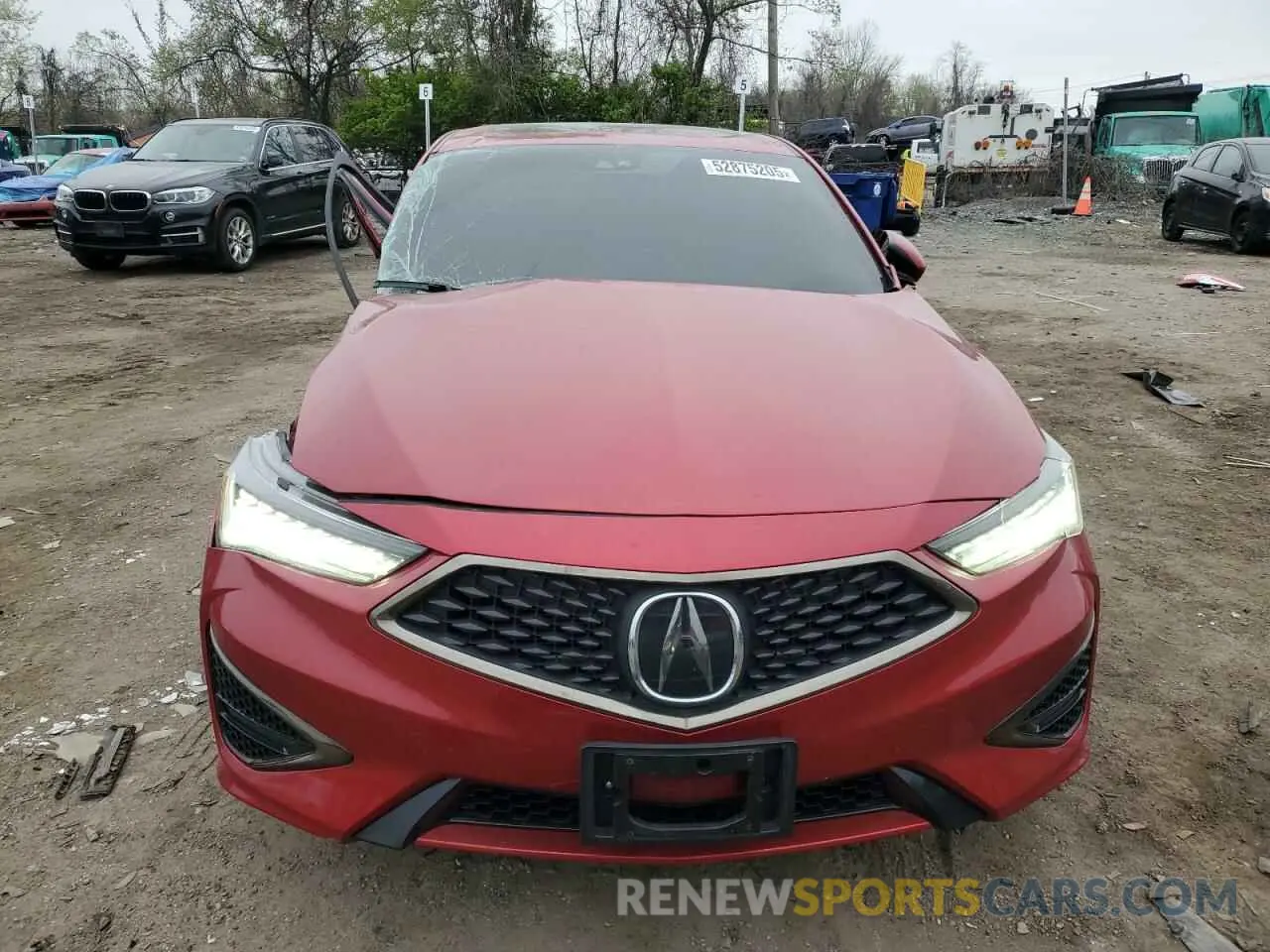 5 fotografías del automóvil dañado 19UDE2F86NA000339 ACURA ILX 2022
