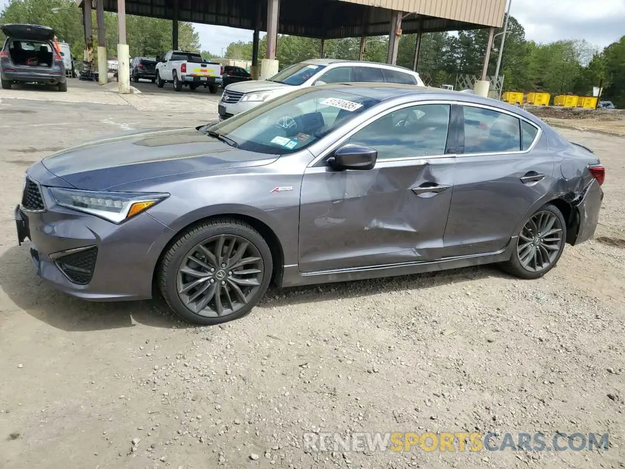 1 fotografías del automóvil dañado 19UDE2F86NA008750 ACURA ILX 2022