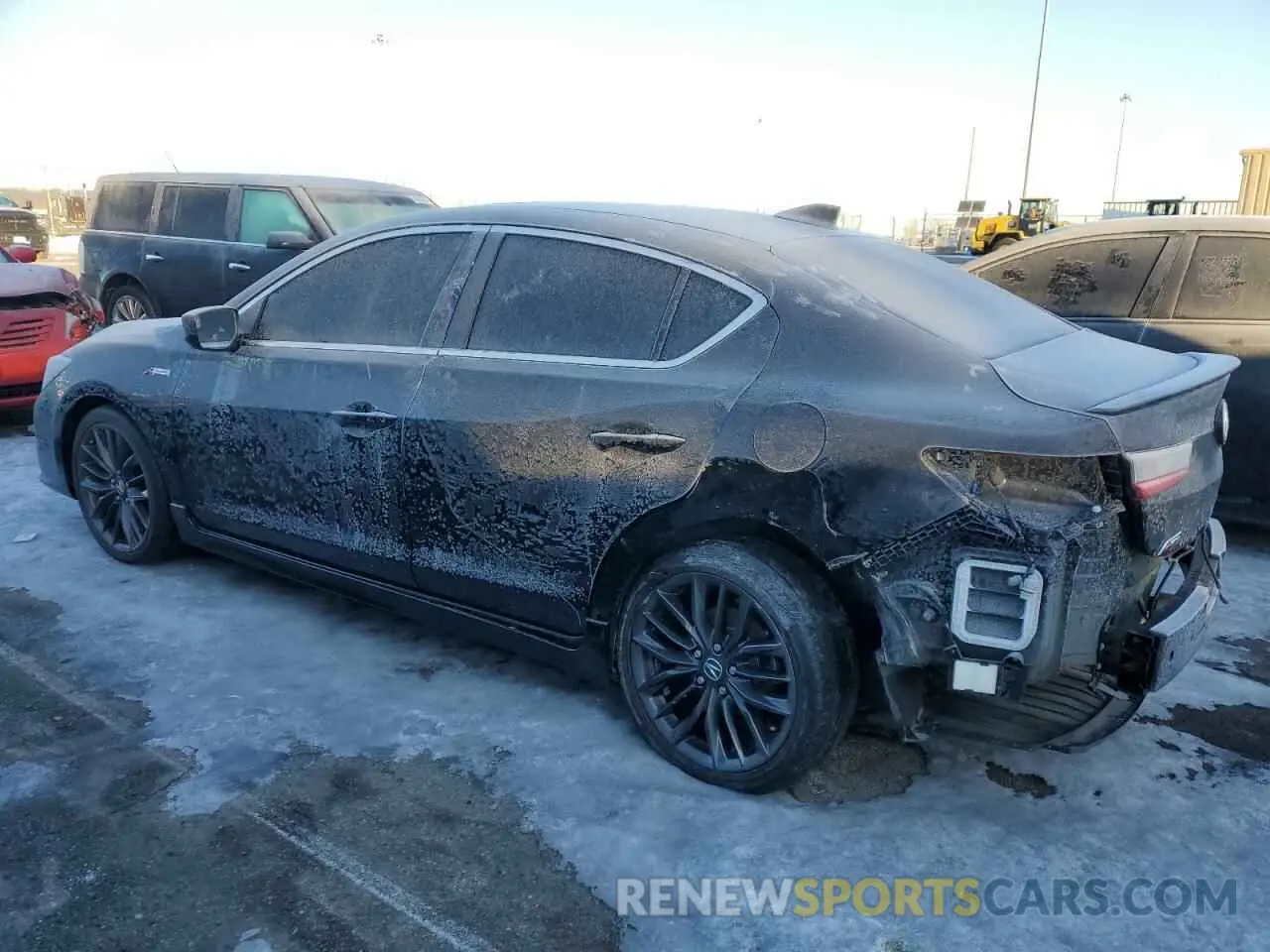 2 fotografías del automóvil dañado 19UDE2F8XNA002370 ACURA ILX 2022