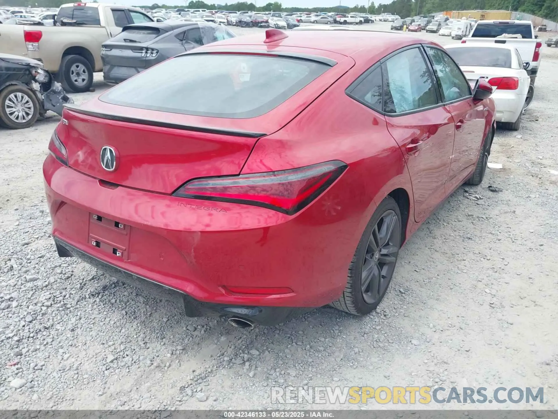 4 fotografías del automóvil dañado 19UDE4G70PA011308 ACURA INTEGRA 2023