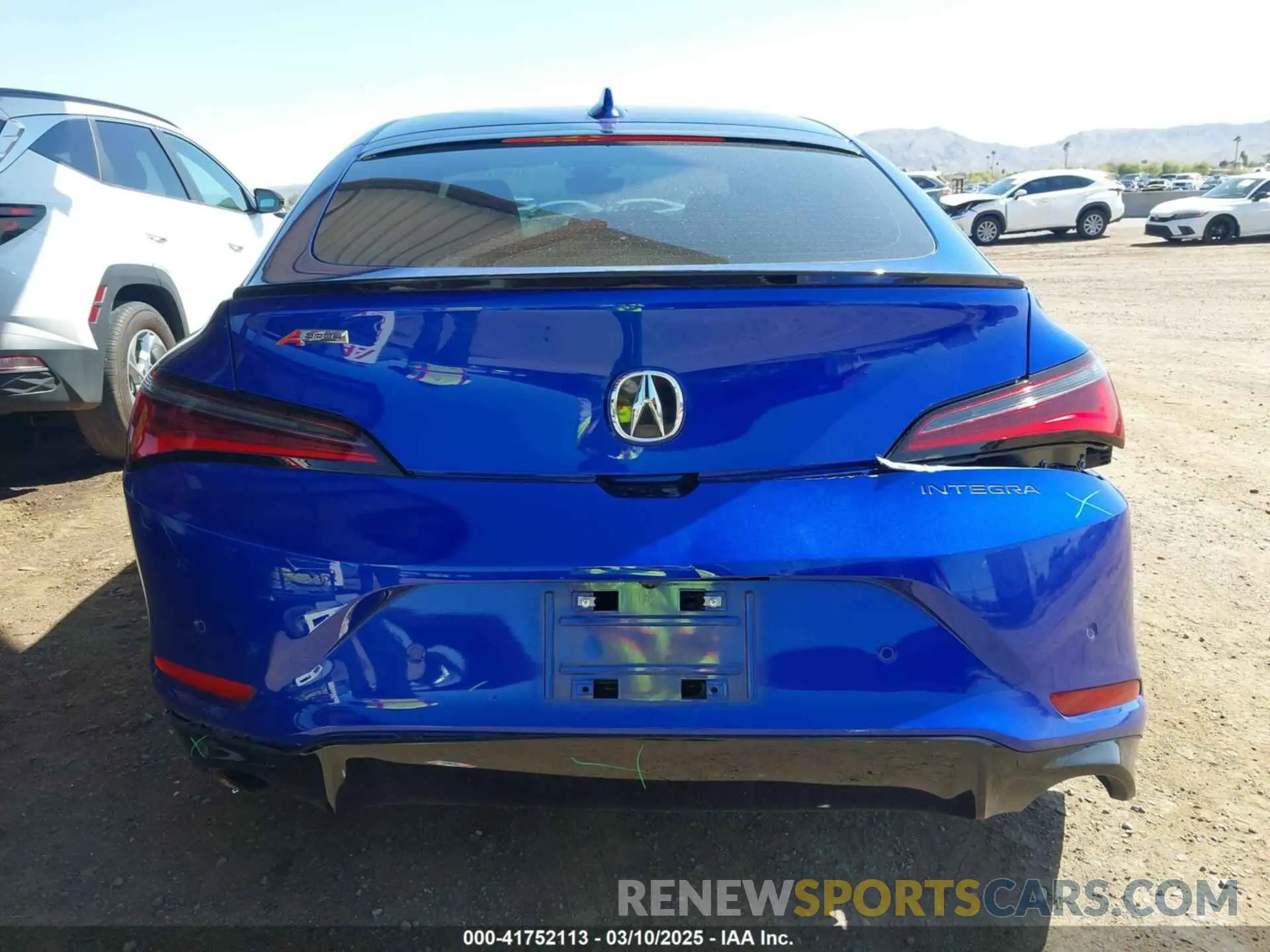 6 fotografías del automóvil dañado 19UDE4G73PA008466 ACURA INTEGRA 2023