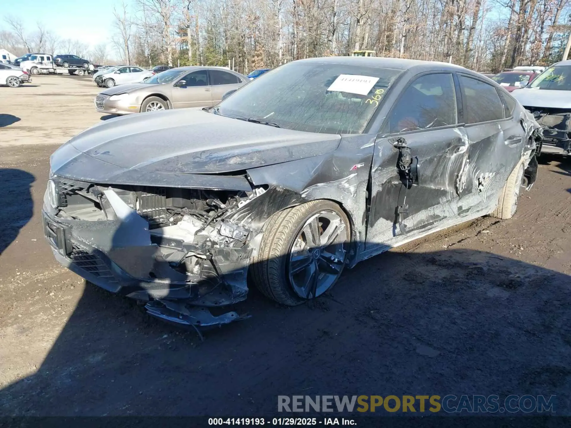 2 fotografías del automóvil dañado 19UDE4G78PA005742 ACURA INTEGRA 2023