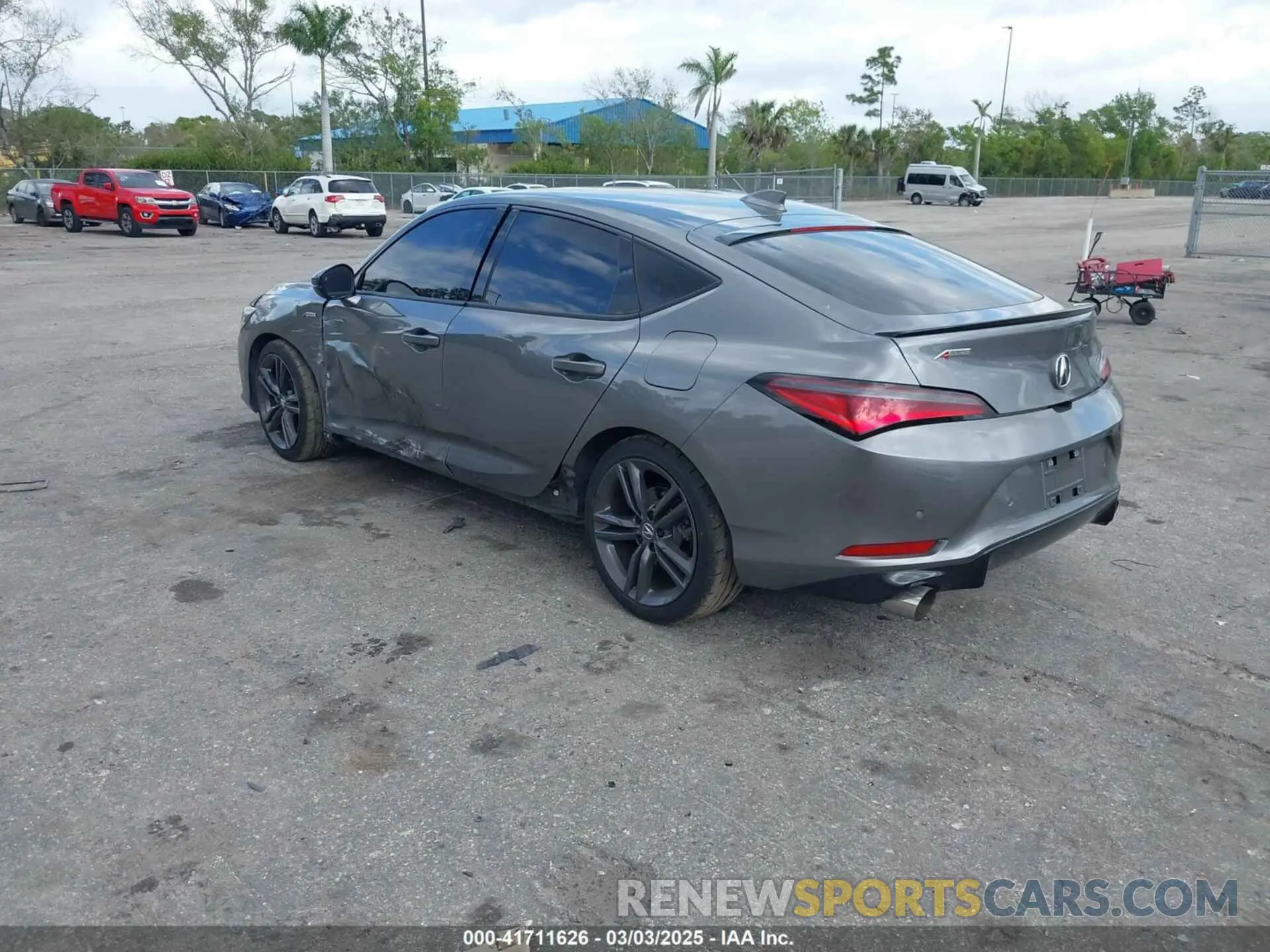 3 fotografías del automóvil dañado 19UDE4G78PA013002 ACURA INTEGRA 2023