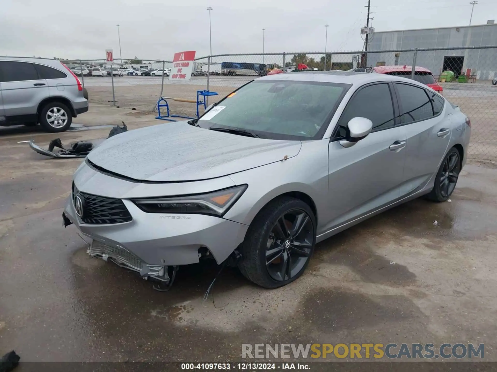 2 fotografías del automóvil dañado 19UDE4G79PA004874 ACURA INTEGRA 2023