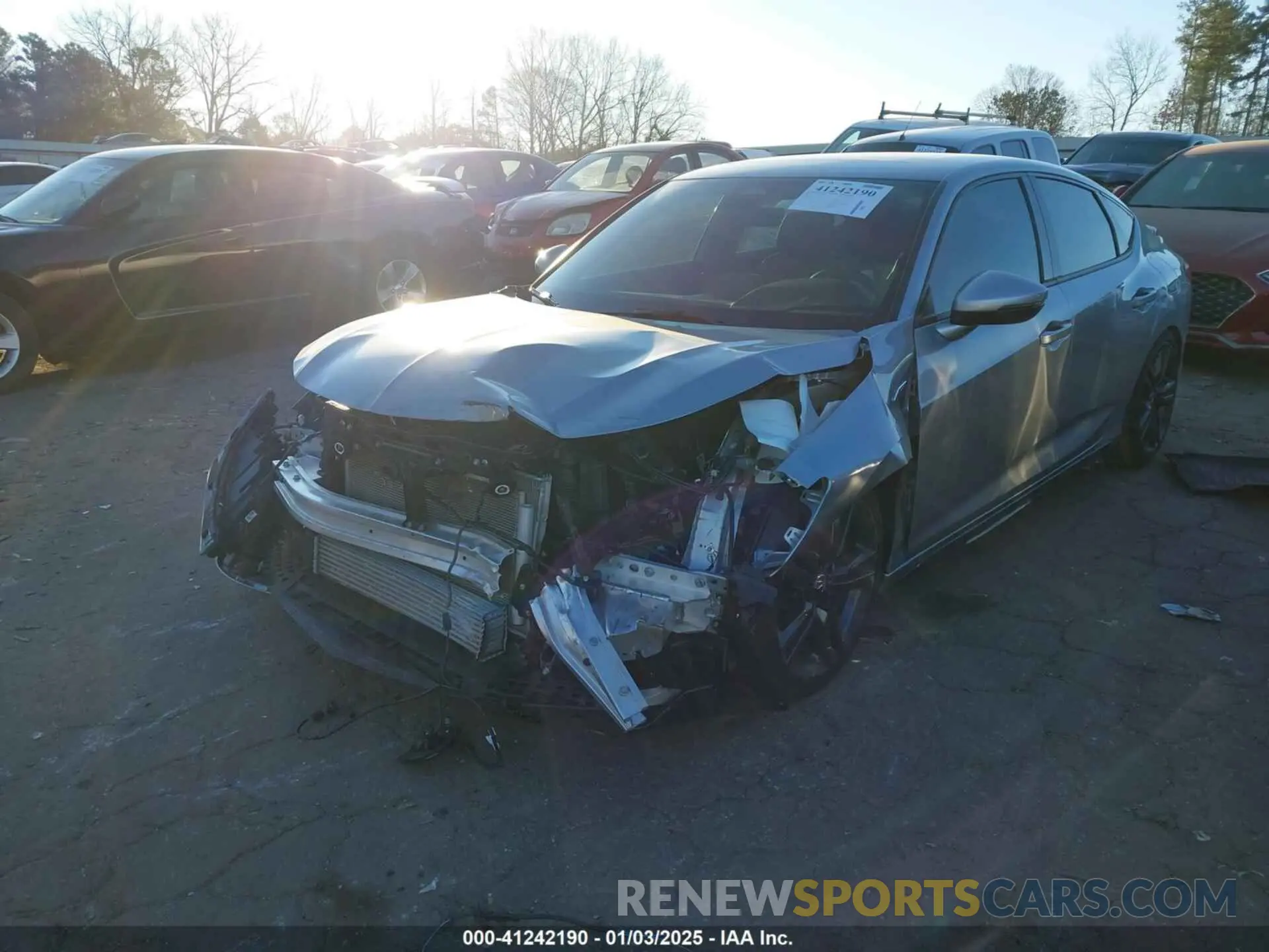 2 fotografías del automóvil dañado 19UDE4G7XPA025121 ACURA INTEGRA 2023