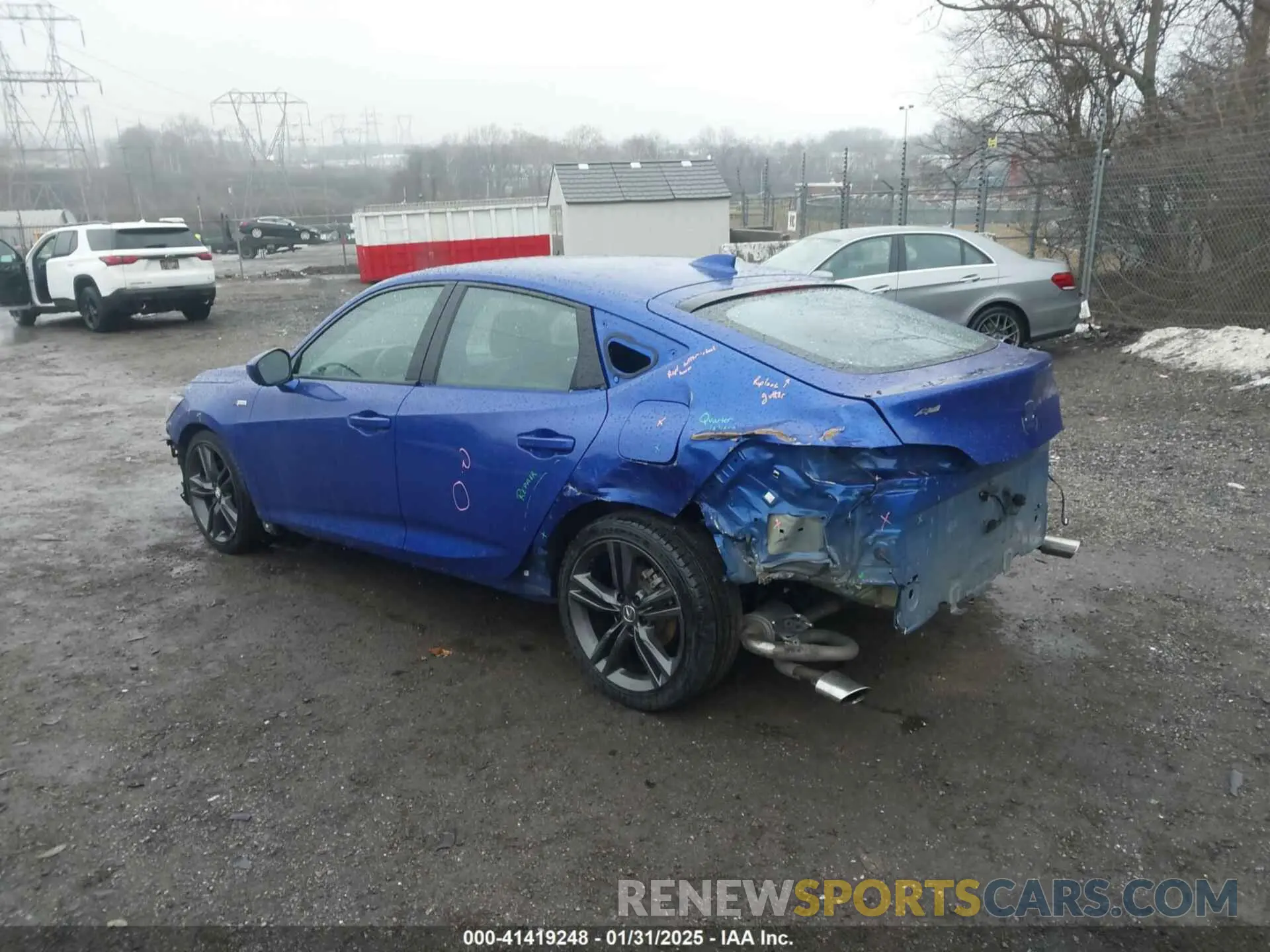 3 fotografías del automóvil dañado 19UDE4H30PA007433 ACURA INTEGRA 2023