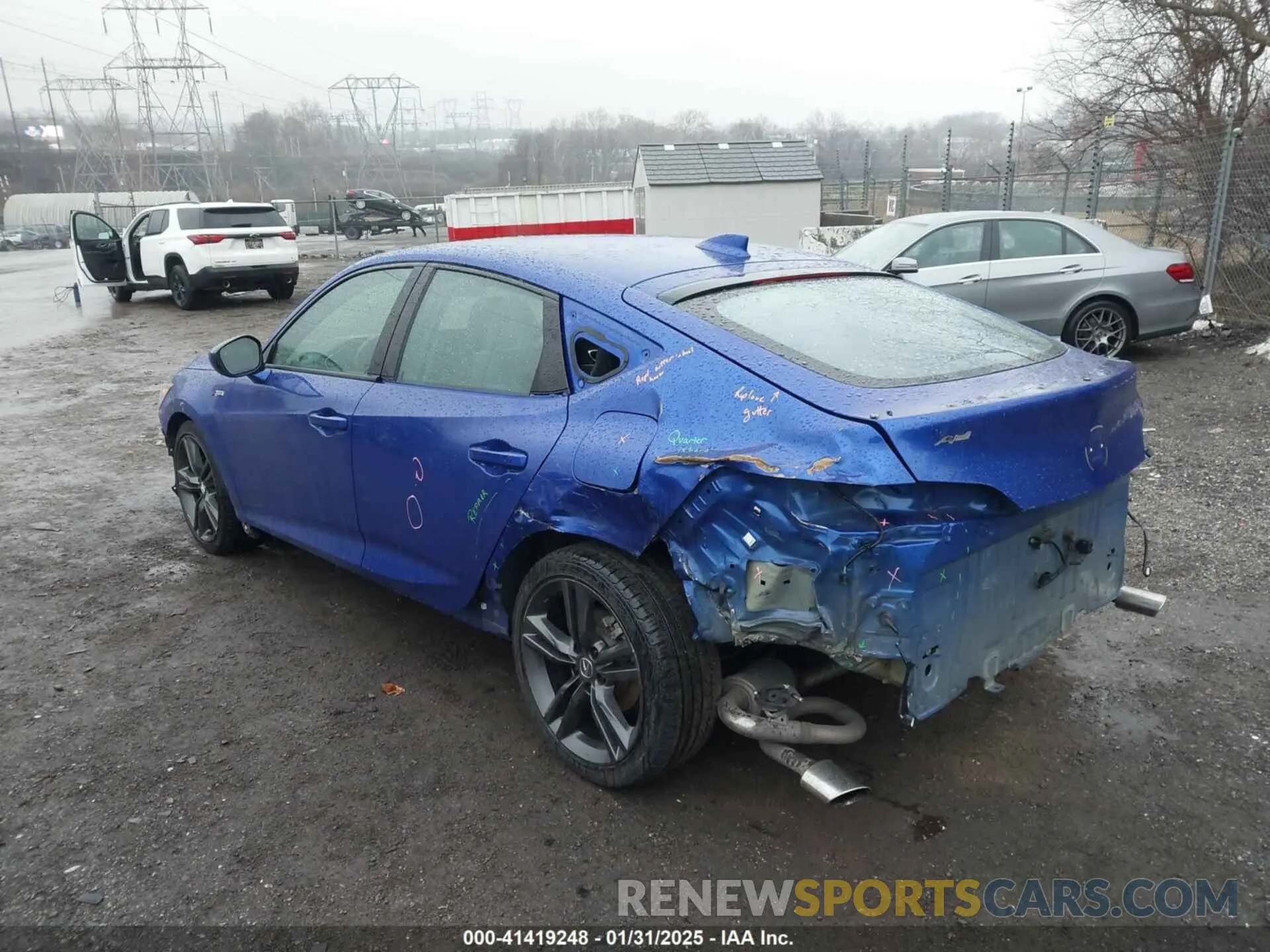 6 fotografías del automóvil dañado 19UDE4H30PA007433 ACURA INTEGRA 2023