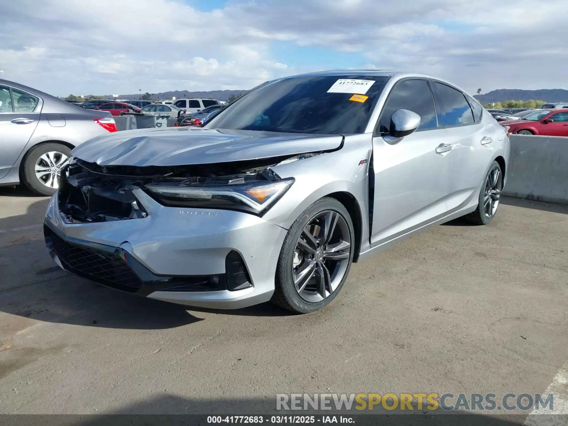2 fotografías del automóvil dañado 19UDE4H30PA024622 ACURA INTEGRA 2023