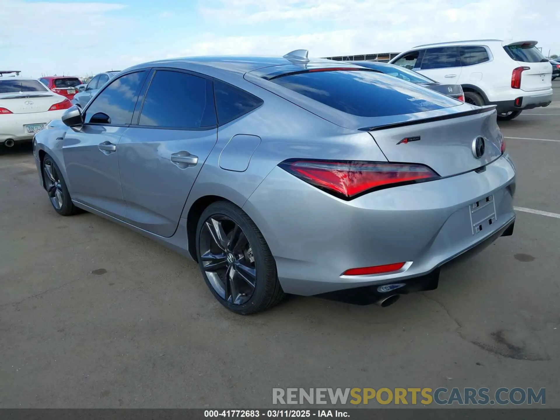 3 fotografías del automóvil dañado 19UDE4H30PA024622 ACURA INTEGRA 2023