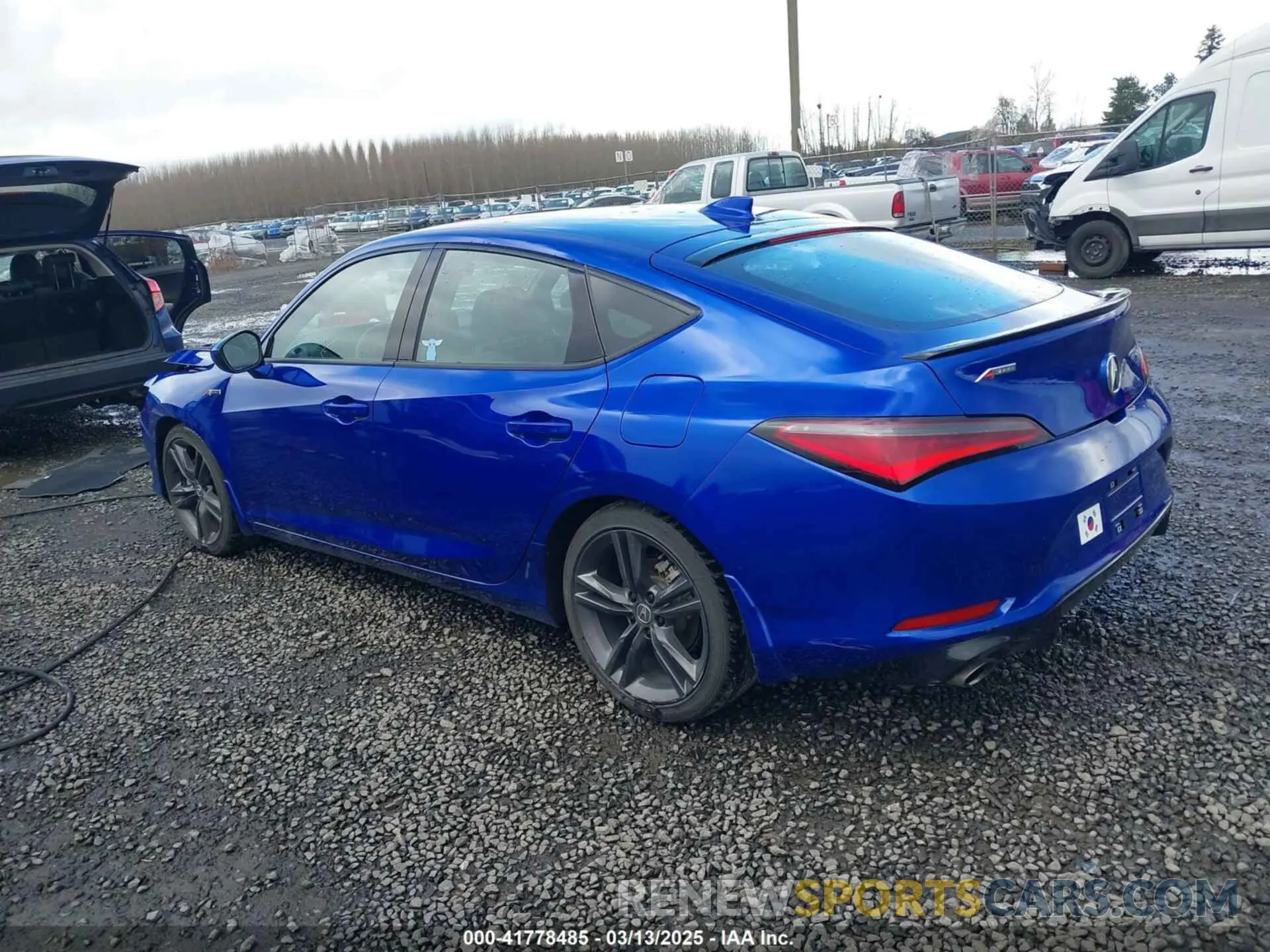 3 fotografías del automóvil dañado 19UDE4H31PA007411 ACURA INTEGRA 2023