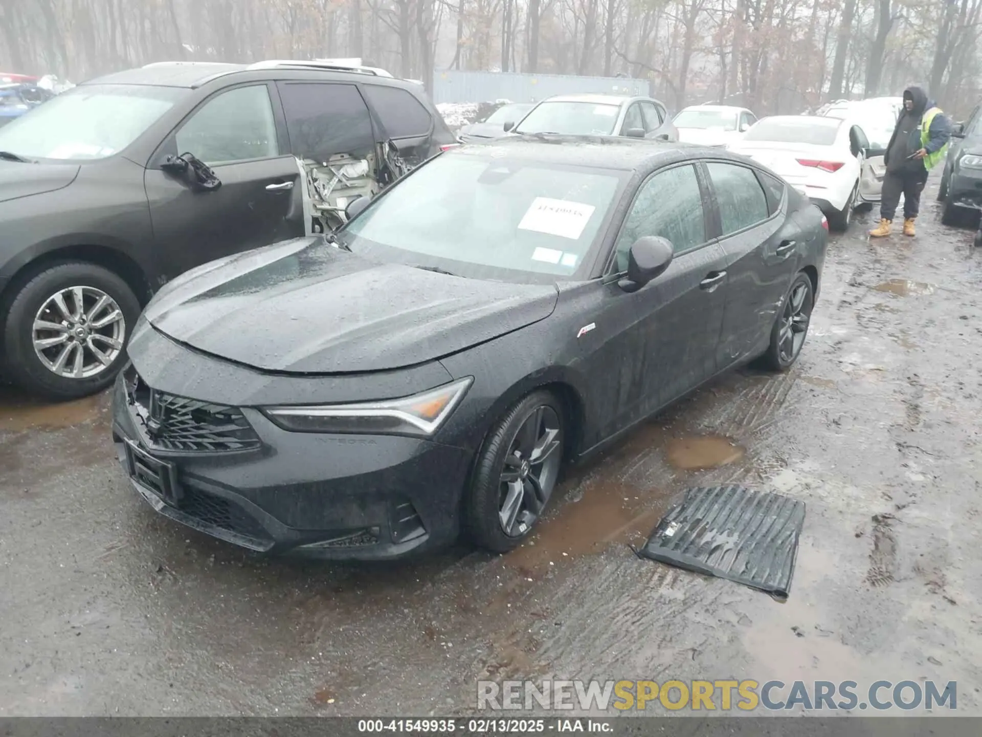 2 fotografías del automóvil dañado 19UDE4H35PA026687 ACURA INTEGRA 2023