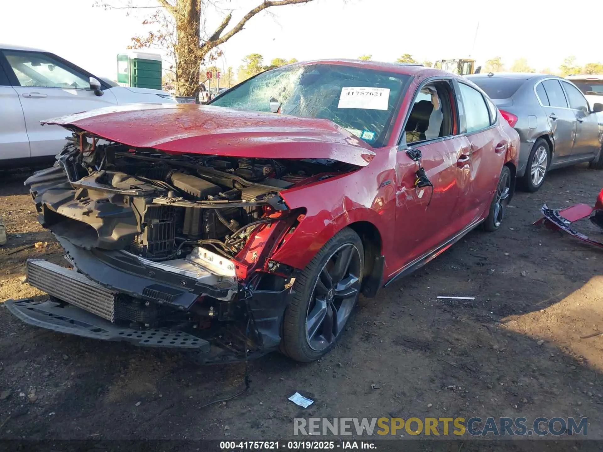 2 fotografías del automóvil dañado 19UDE4H36PA002527 ACURA INTEGRA 2023