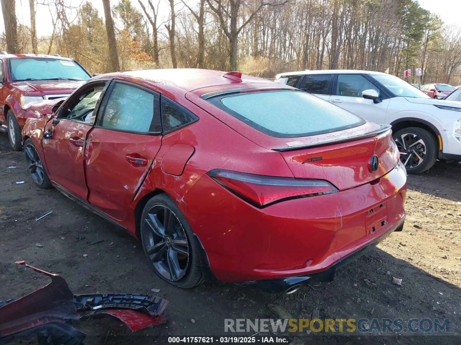 3 fotografías del automóvil dañado 19UDE4H36PA002527 ACURA INTEGRA 2023