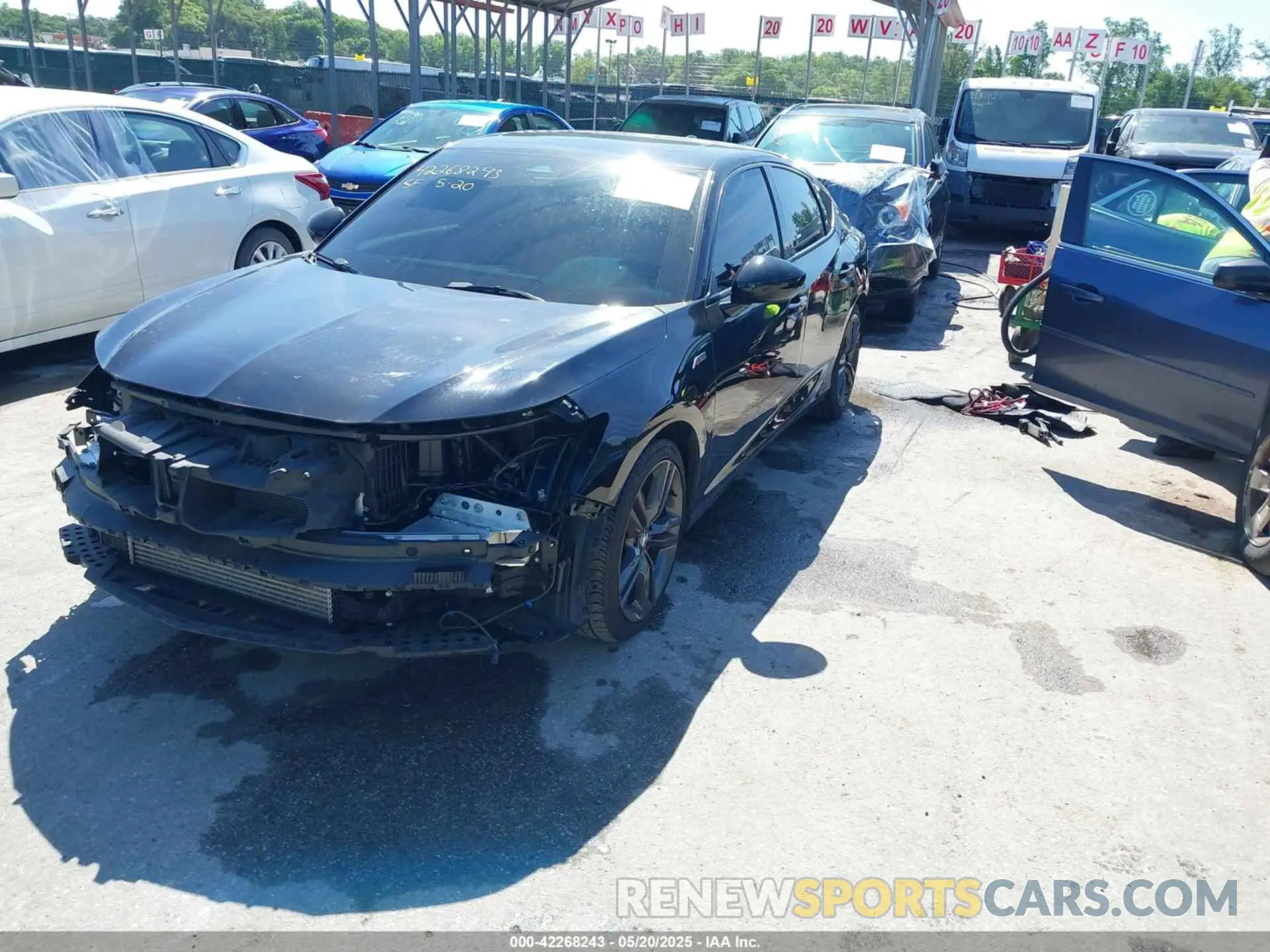 2 fotografías del automóvil dañado 19UDE4H39PA022089 ACURA INTEGRA 2023