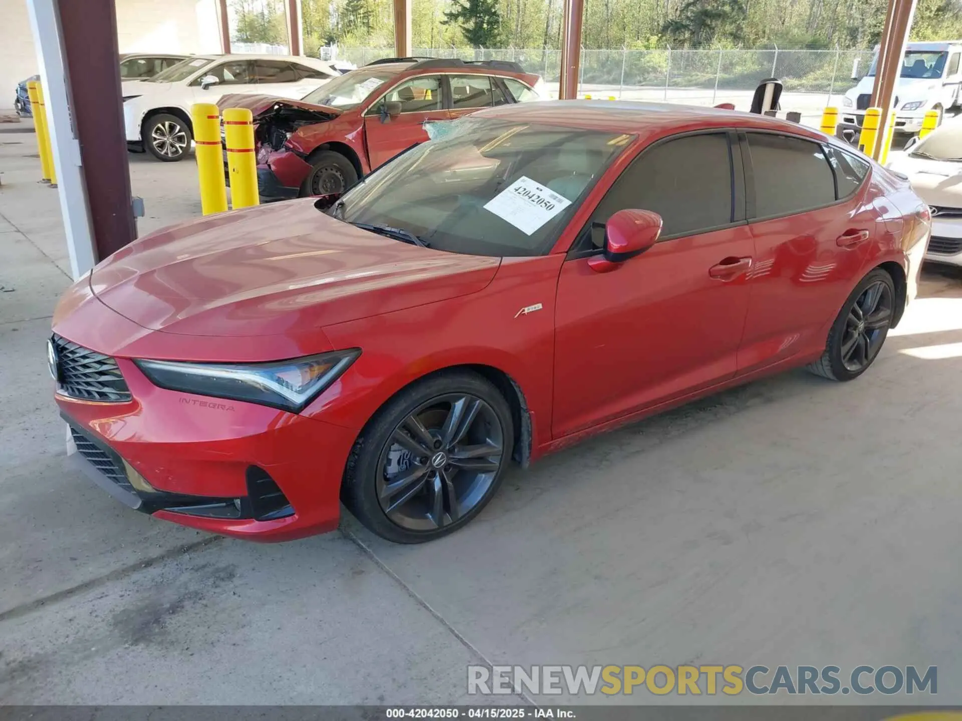 2 fotografías del automóvil dañado 19UDE4H3XPA017449 ACURA INTEGRA 2023
