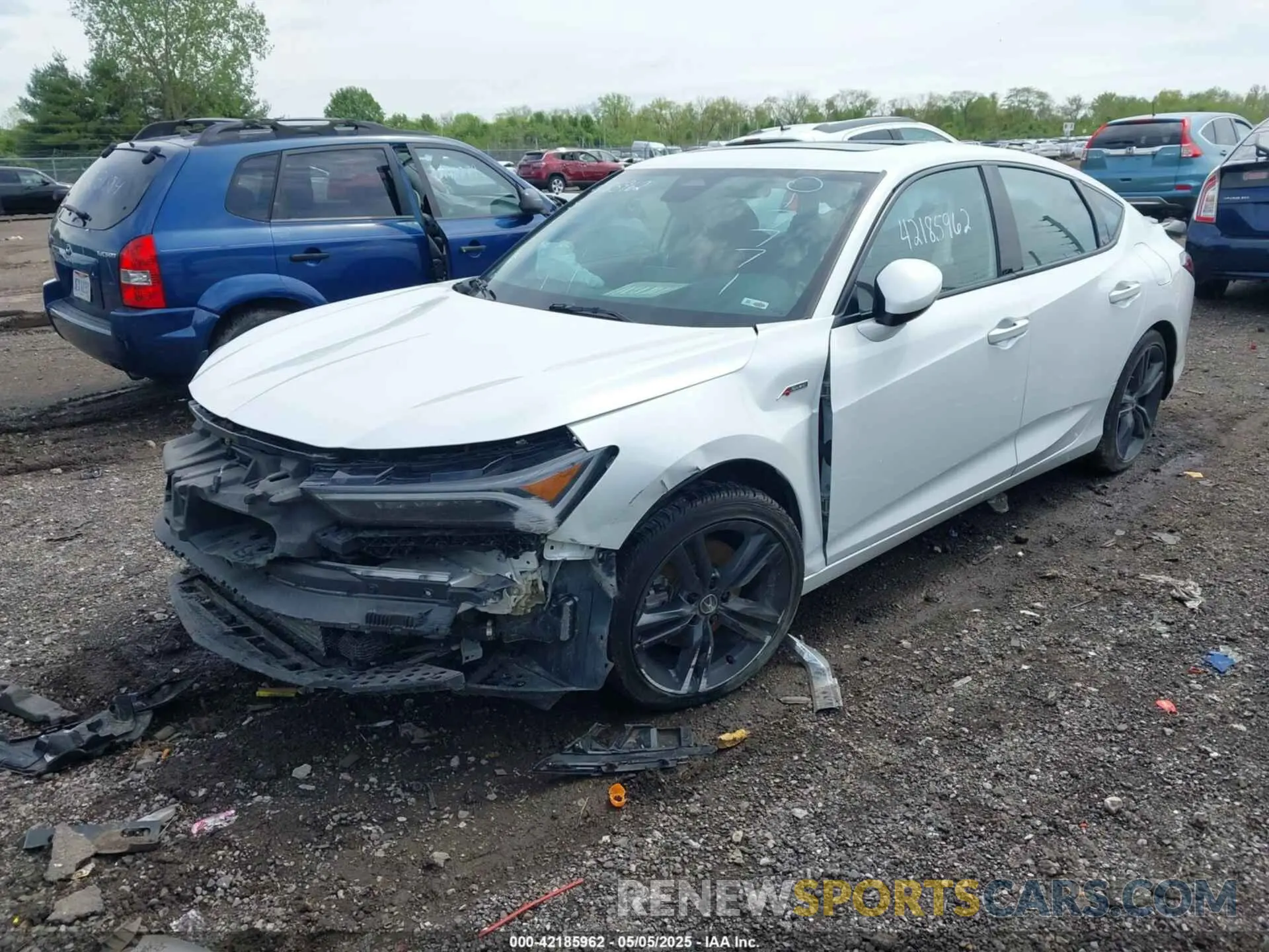 2 fotografías del automóvil dañado 19UDE4H61PA017771 ACURA INTEGRA 2023