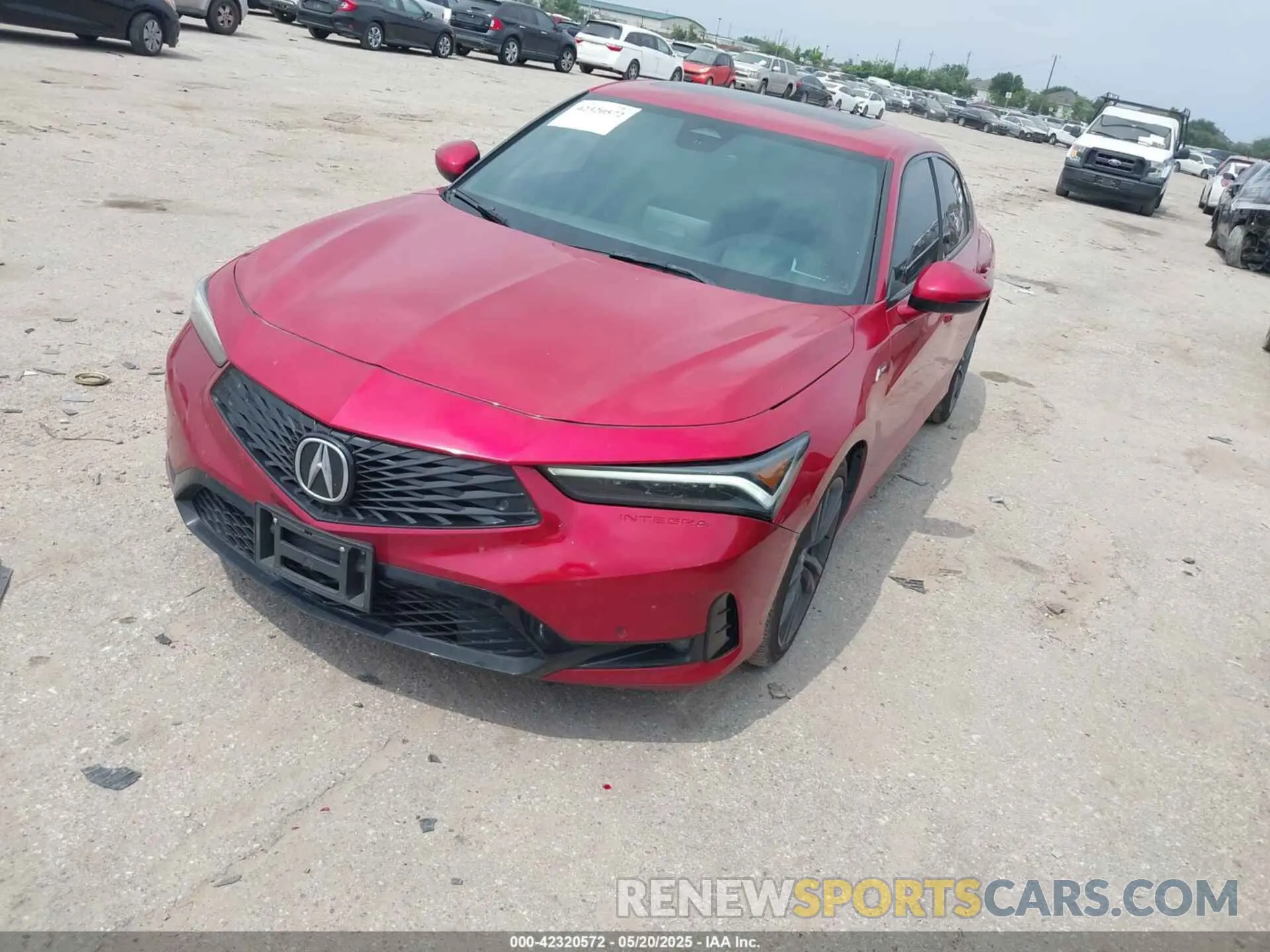 2 fotografías del automóvil dañado 19UDE4H63PA014581 ACURA INTEGRA 2023