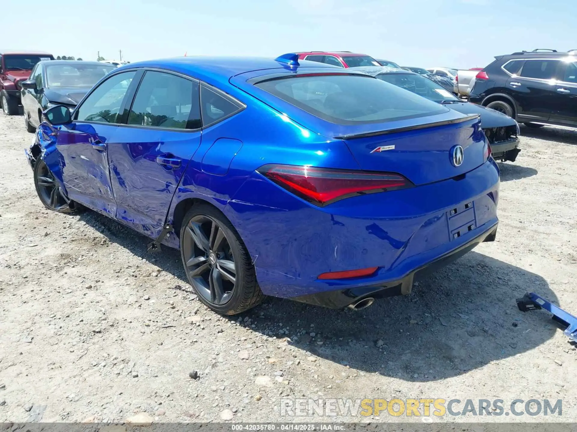 3 fotografías del automóvil dañado 19UDE4H67PA010601 ACURA INTEGRA 2023