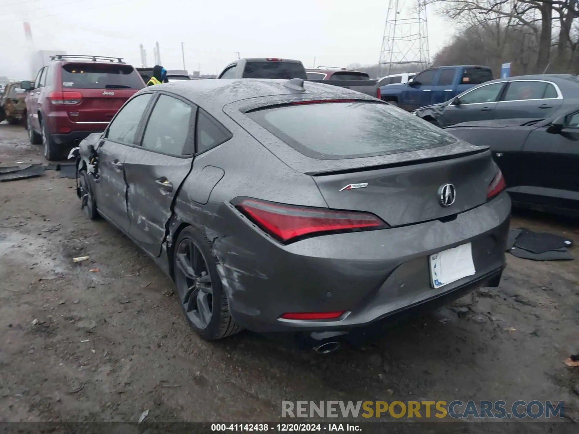 3 fotografías del automóvil dañado 19UDE4H67PA018004 ACURA INTEGRA 2023