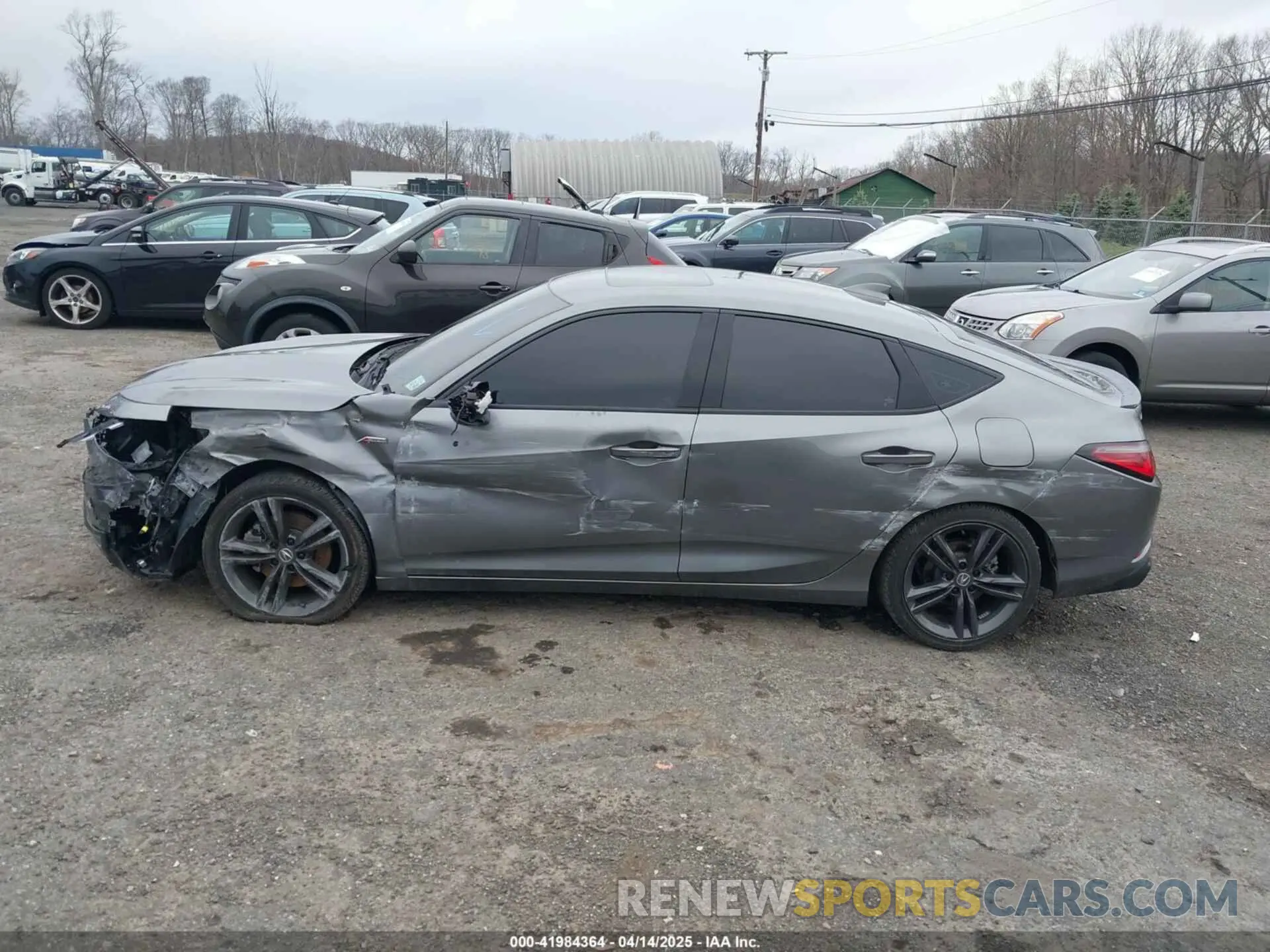 14 fotografías del automóvil dañado 19UDE4H6XPA009961 ACURA INTEGRA 2023