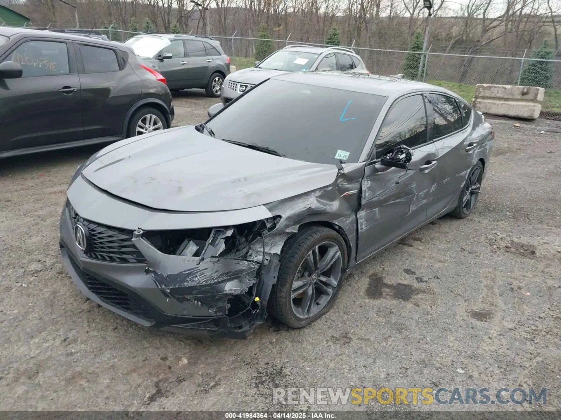 2 fotografías del automóvil dañado 19UDE4H6XPA009961 ACURA INTEGRA 2023