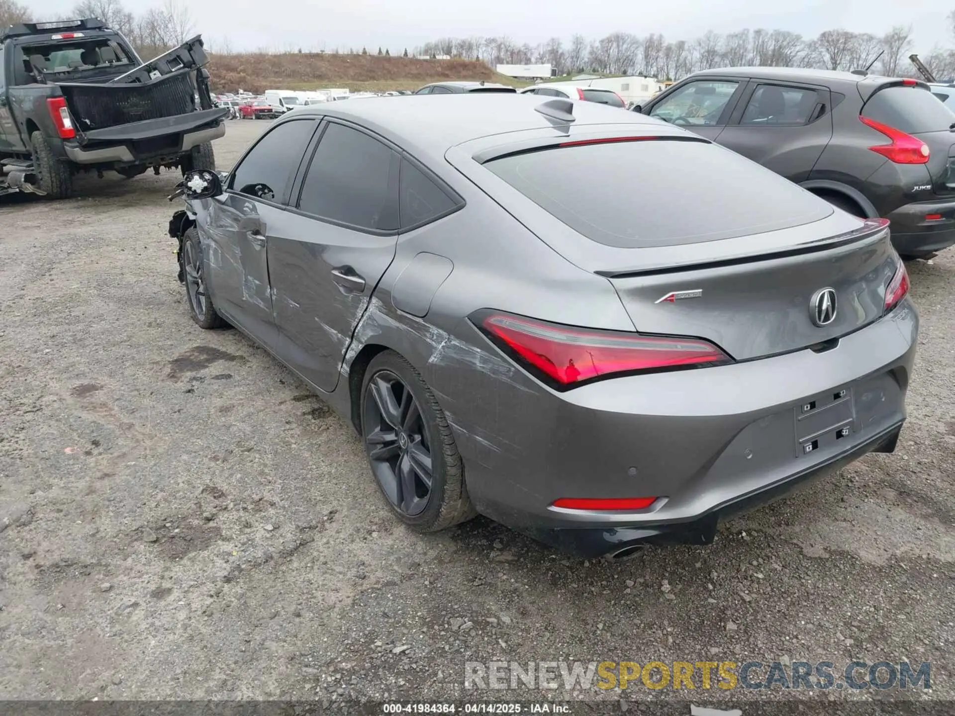 3 fotografías del automóvil dañado 19UDE4H6XPA009961 ACURA INTEGRA 2023
