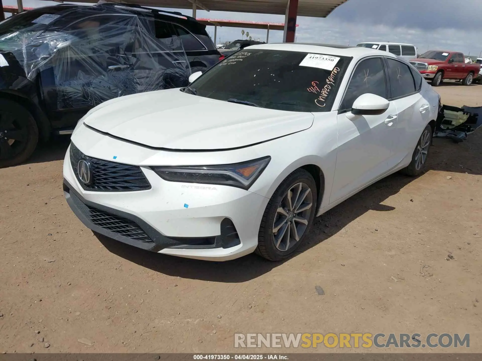 2 fotografías del automóvil dañado 19UDE4H26RA009438 ACURA INTEGRA 2024