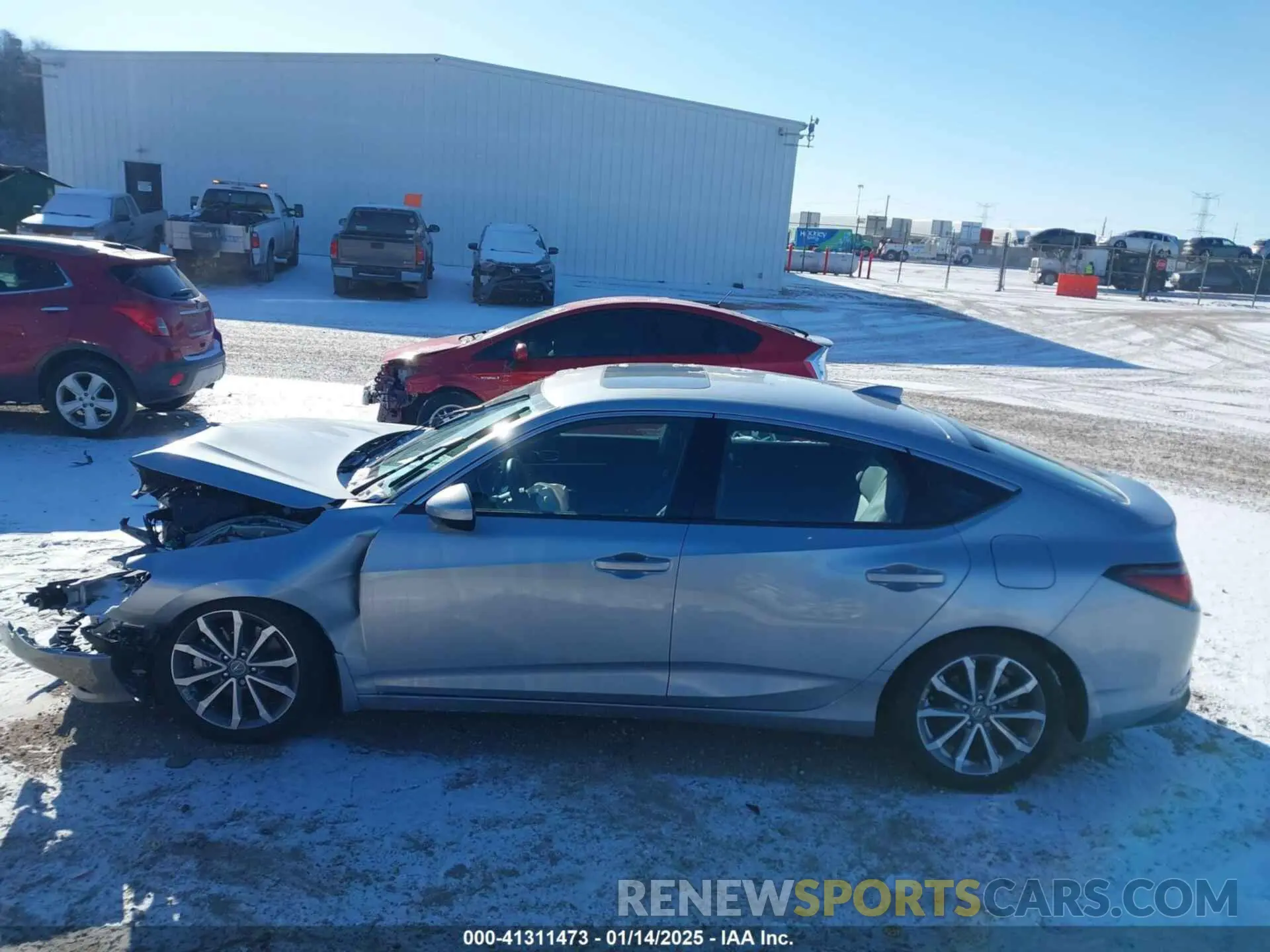 14 fotografías del automóvil dañado 19UDE4H27RA026801 ACURA INTEGRA 2024