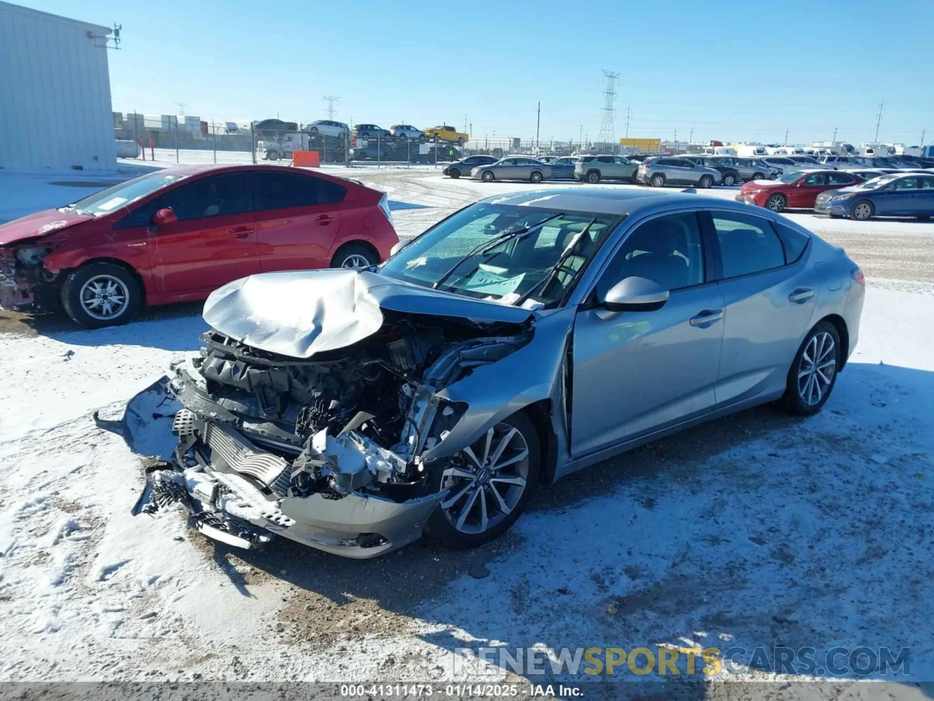 2 fotografías del automóvil dañado 19UDE4H27RA026801 ACURA INTEGRA 2024