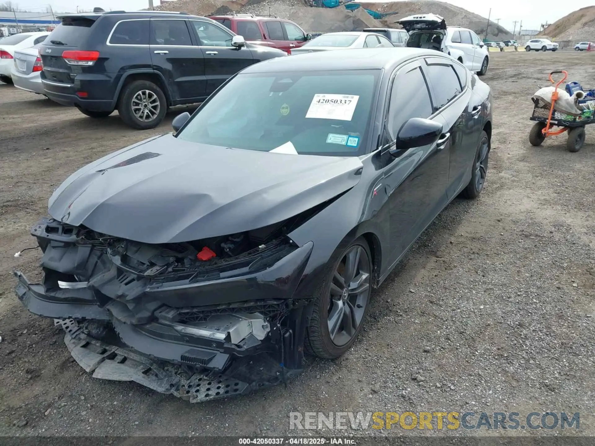 2 fotografías del automóvil dañado 19UDE4H31RA013213 ACURA INTEGRA 2024