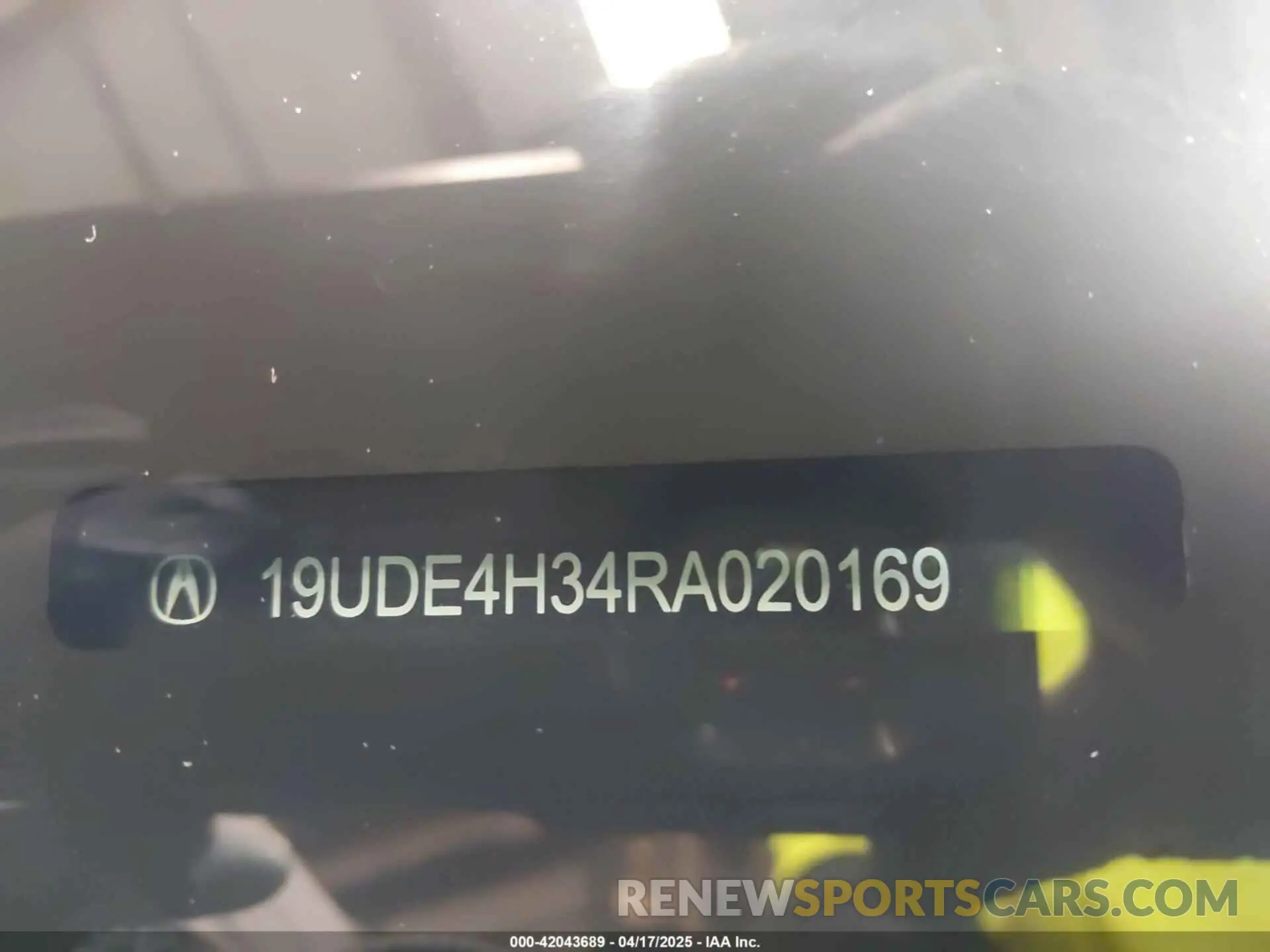 17 fotografías del automóvil dañado 19UDE4H34RA020169 ACURA INTEGRA 2024