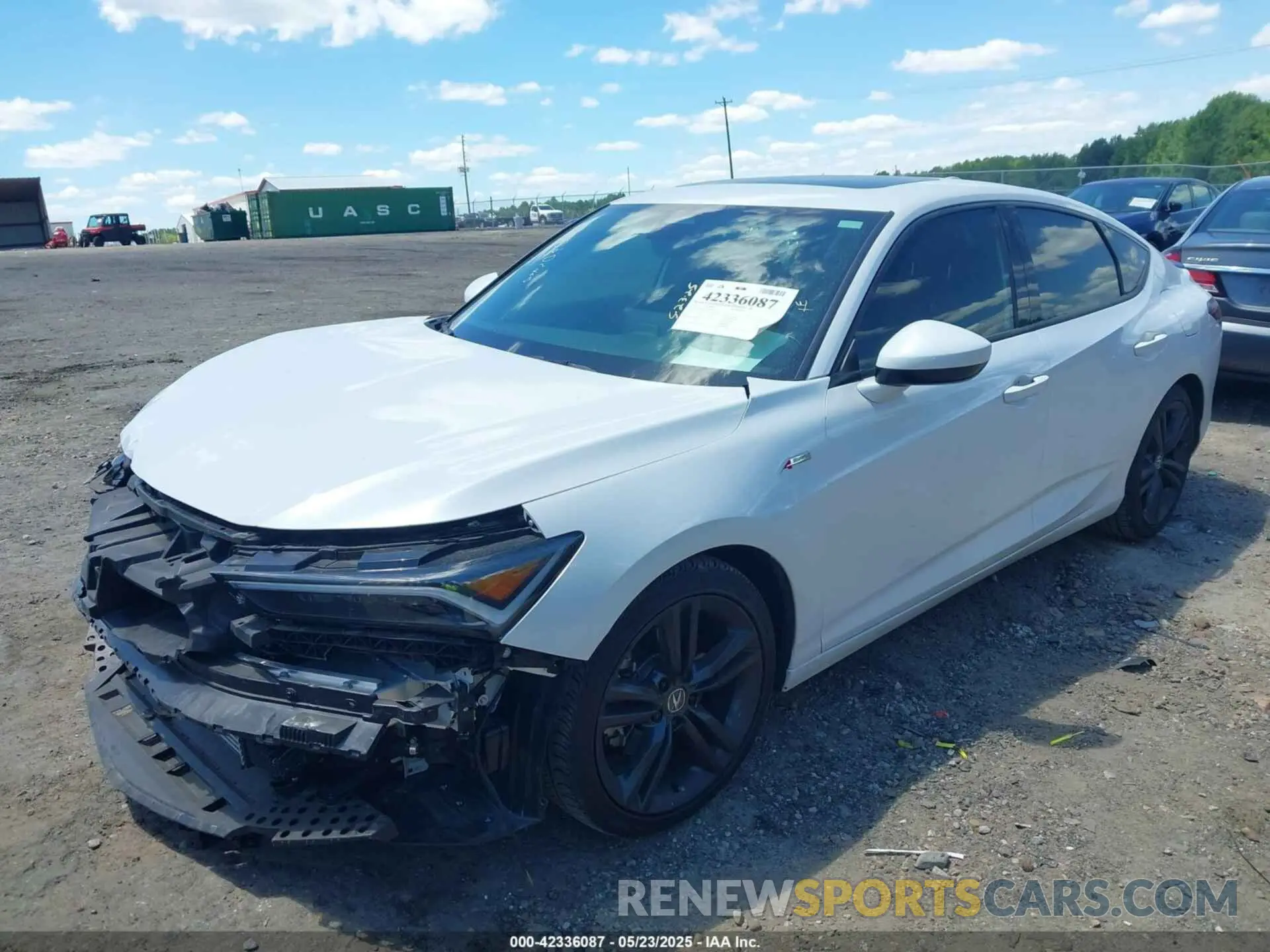 2 fotografías del automóvil dañado 19UDE4H35RA011691 ACURA INTEGRA 2024