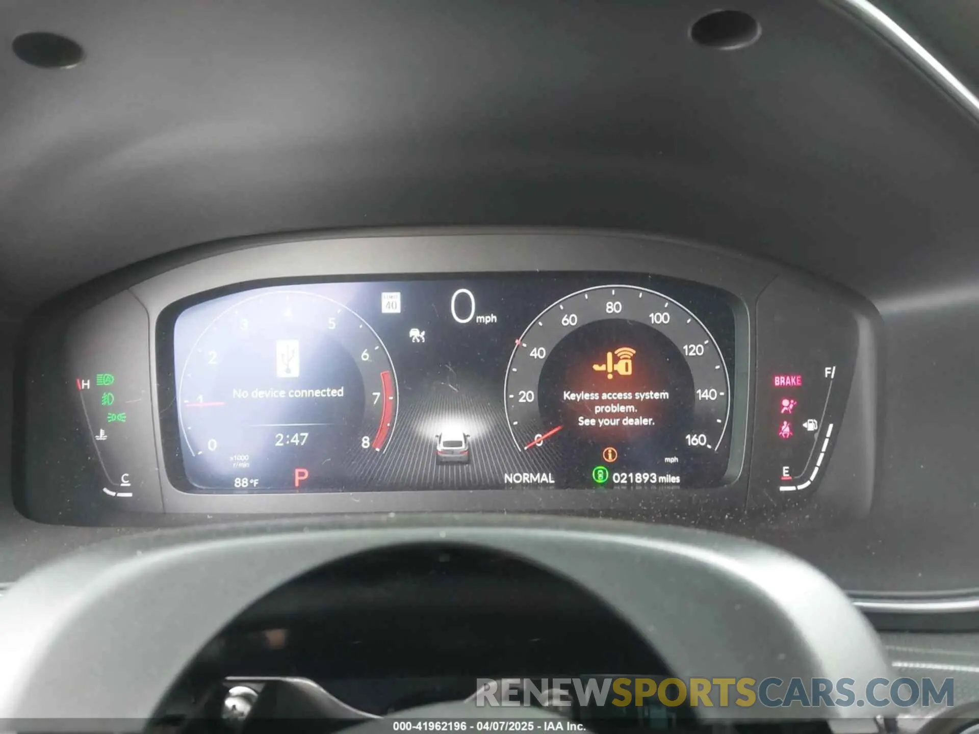 7 fotografías del automóvil dañado 19UDE4H35RA020892 ACURA INTEGRA 2024