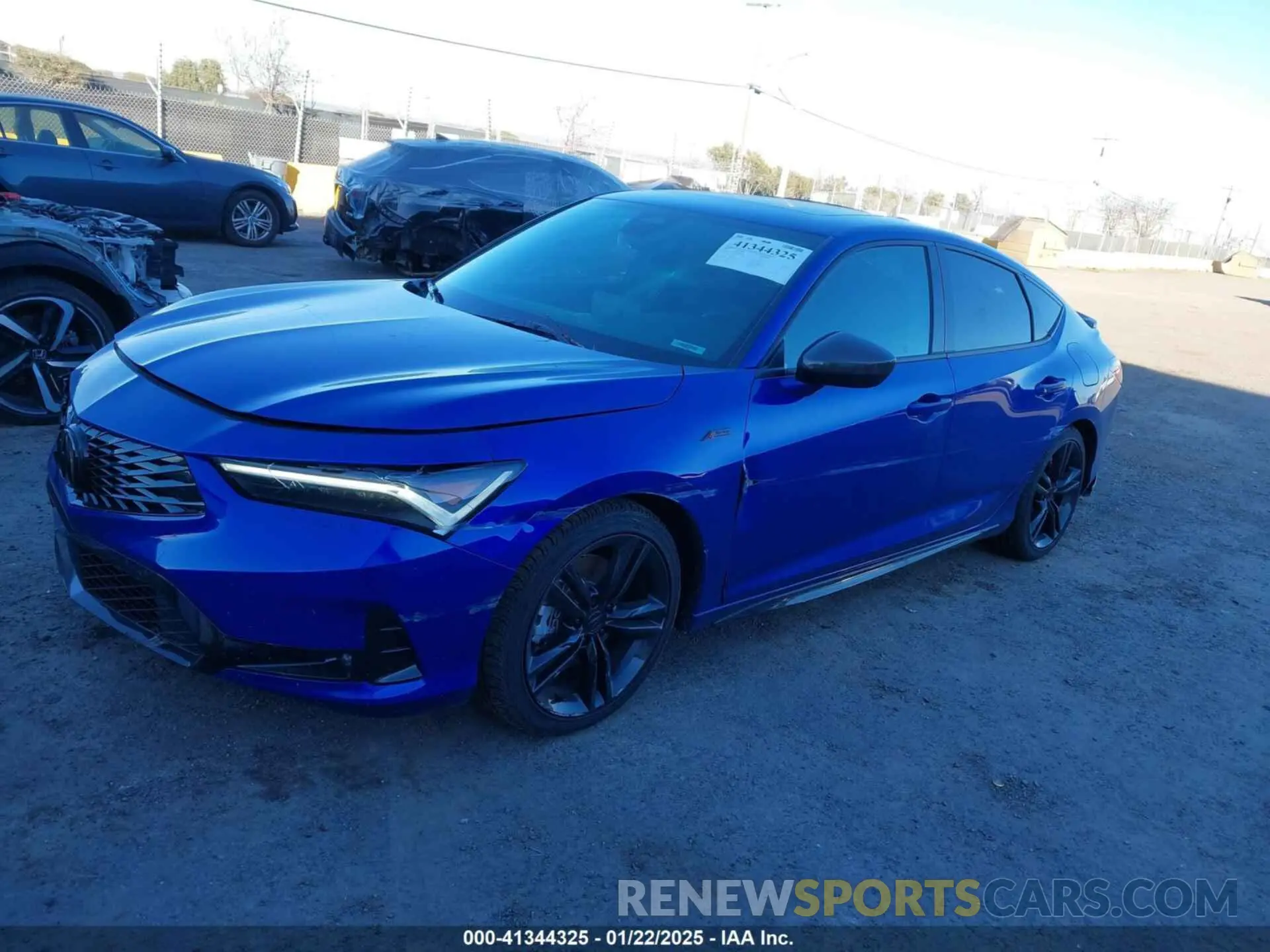 2 fotografías del automóvil dañado 19UDE4H35RA029625 ACURA INTEGRA 2024