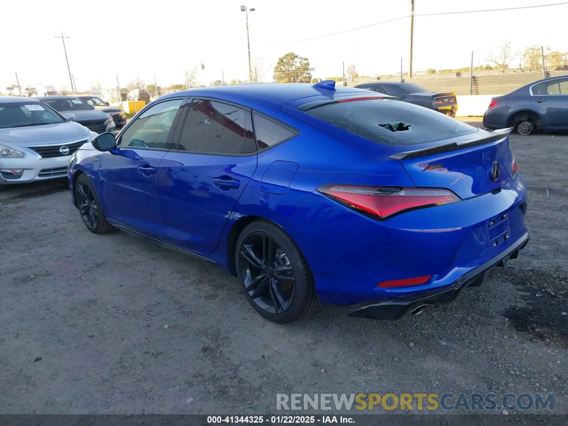 3 fotografías del automóvil dañado 19UDE4H35RA029625 ACURA INTEGRA 2024