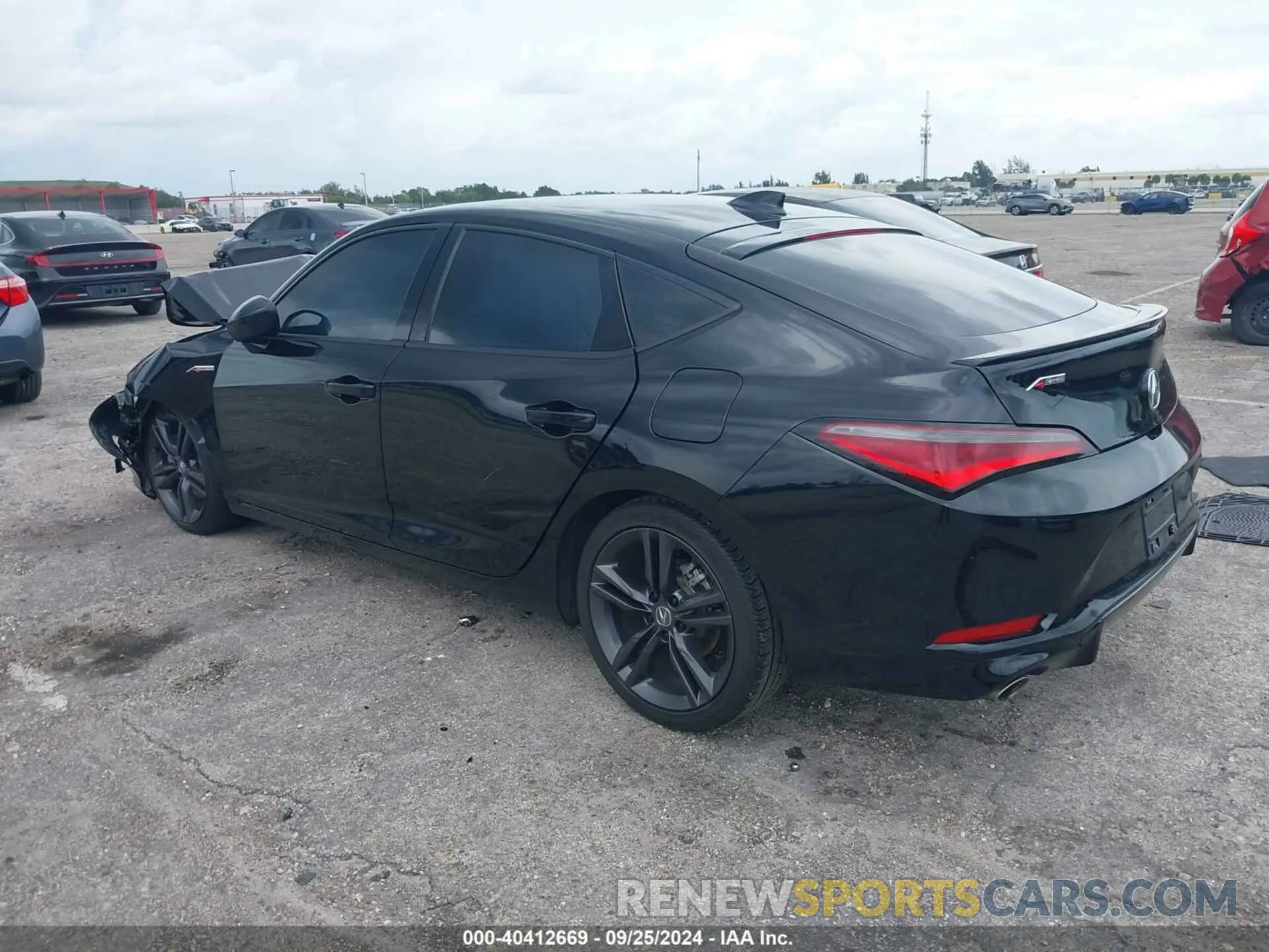 3 fotografías del automóvil dañado 19UDE4H38RA001916 ACURA INTEGRA 2024
