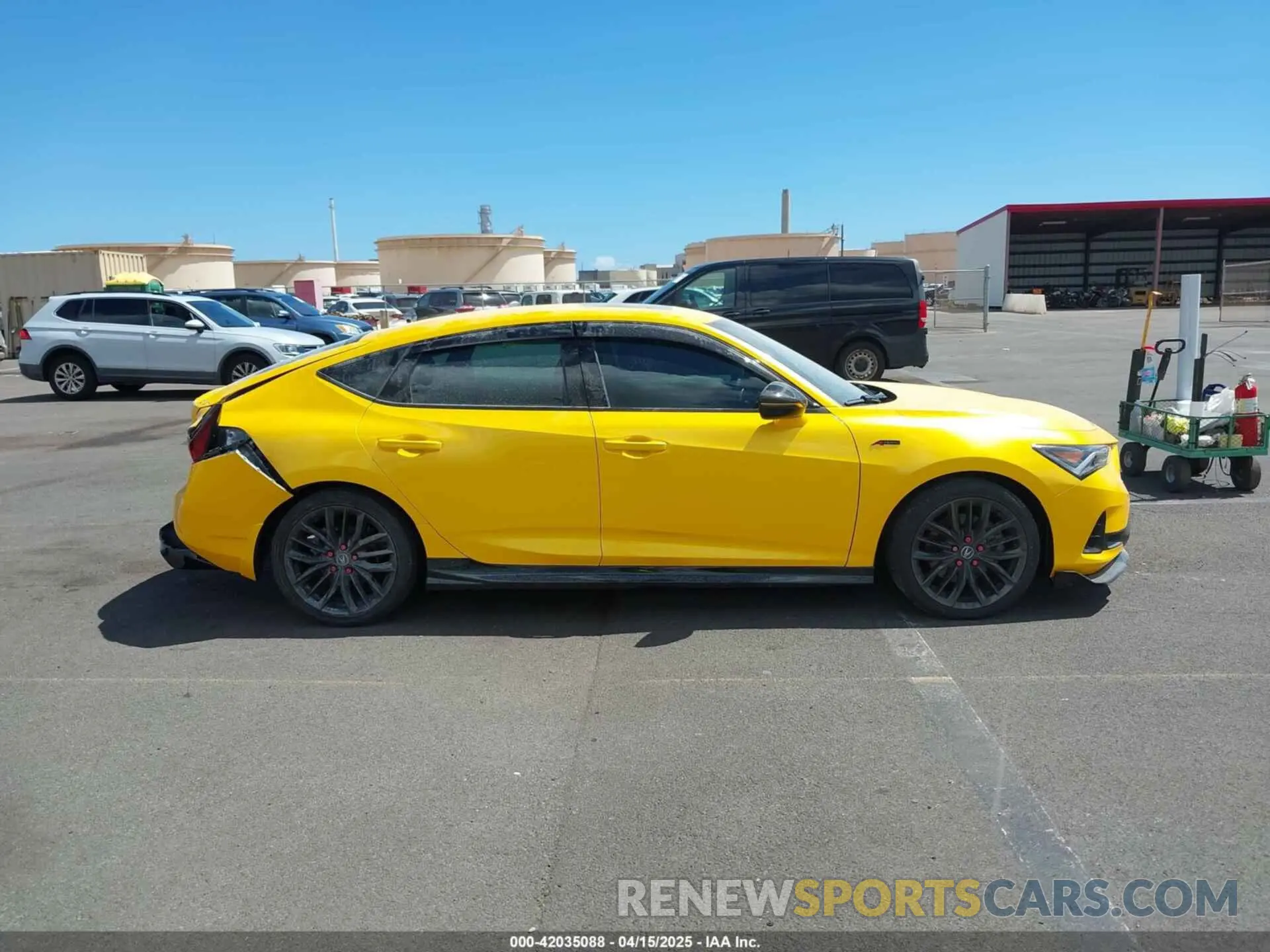 14 fotografías del automóvil dañado 19UDE4H60RA022334 ACURA INTEGRA 2024