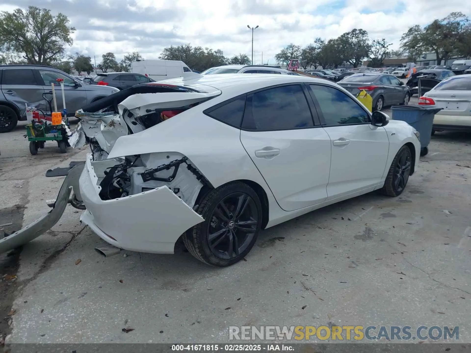 4 fotografías del automóvil dañado 19UDE4H61RA021743 ACURA INTEGRA 2024