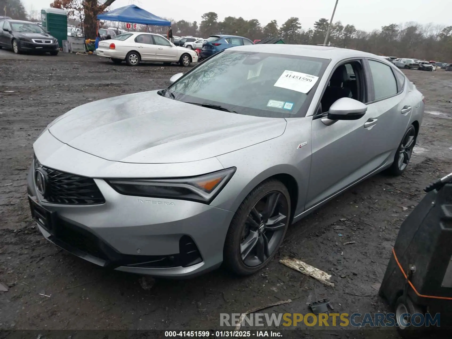 2 fotografías del automóvil dañado 19UDE4H62RA007267 ACURA INTEGRA 2024
