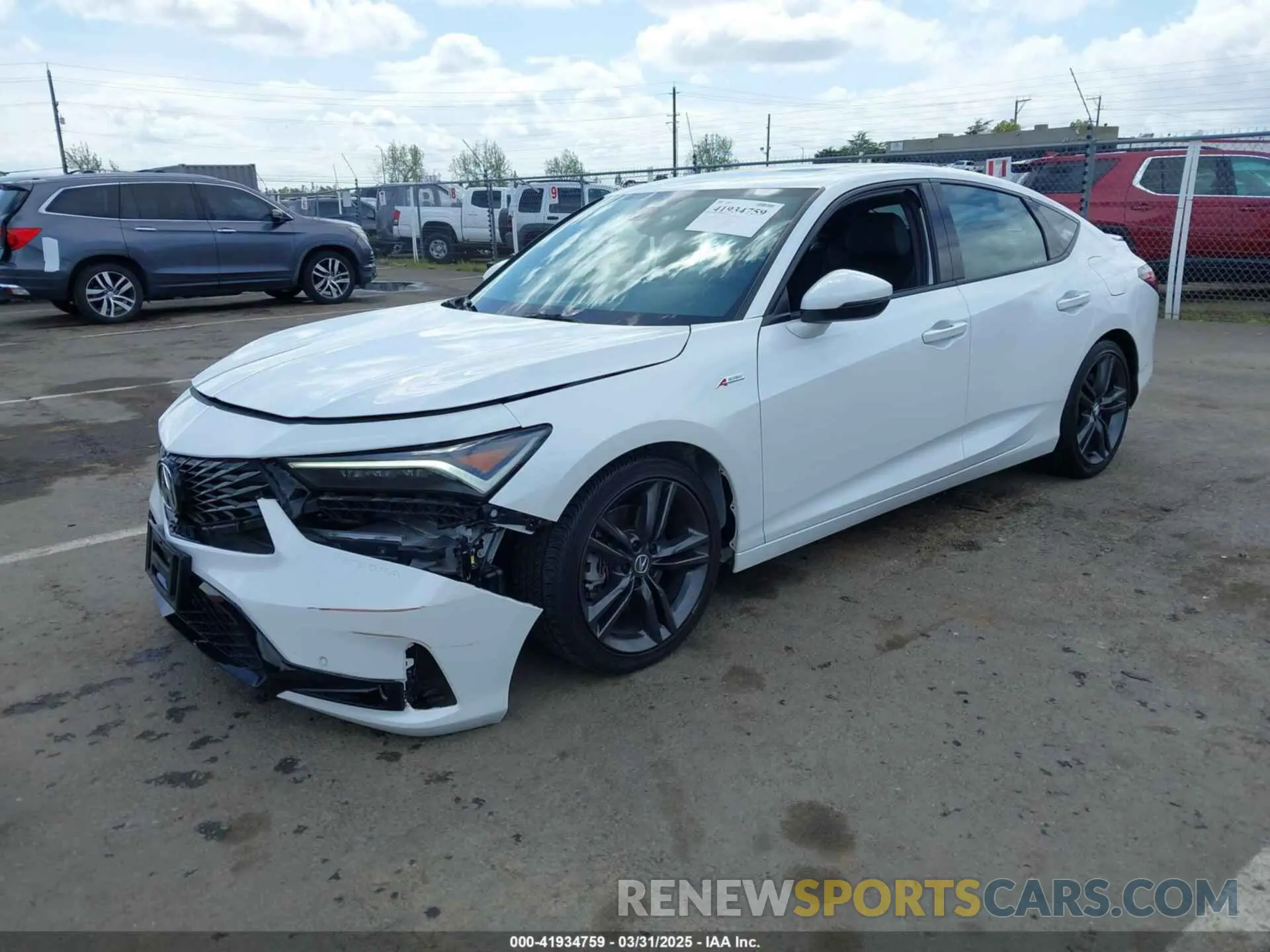 2 fotografías del automóvil dañado 19UDE4H63RA006919 ACURA INTEGRA 2024