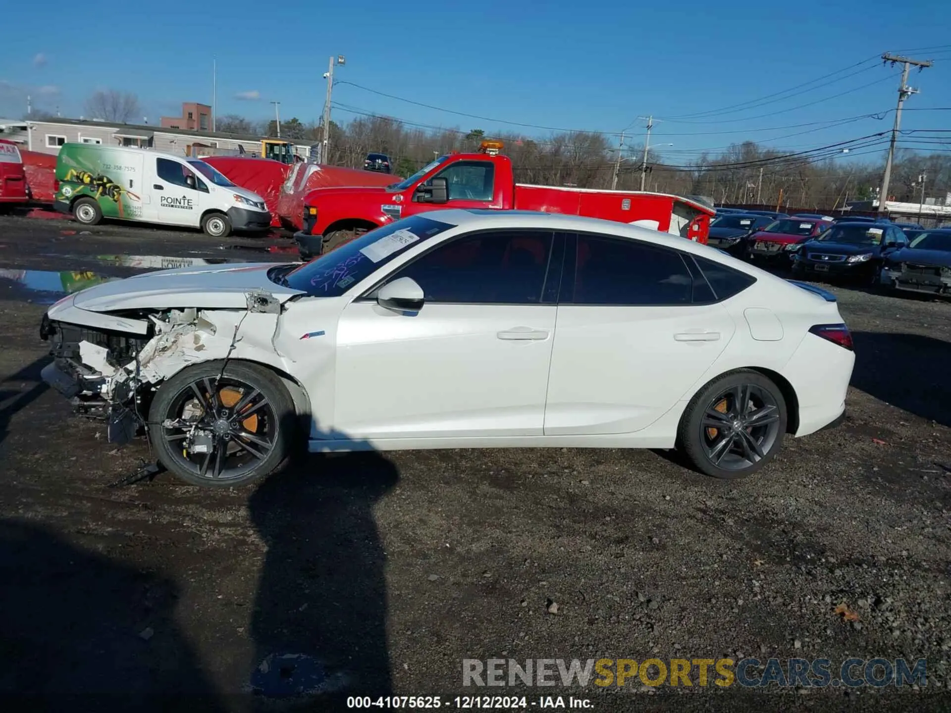 14 fotografías del automóvil dañado 19UDE4H64RA011451 ACURA INTEGRA 2024