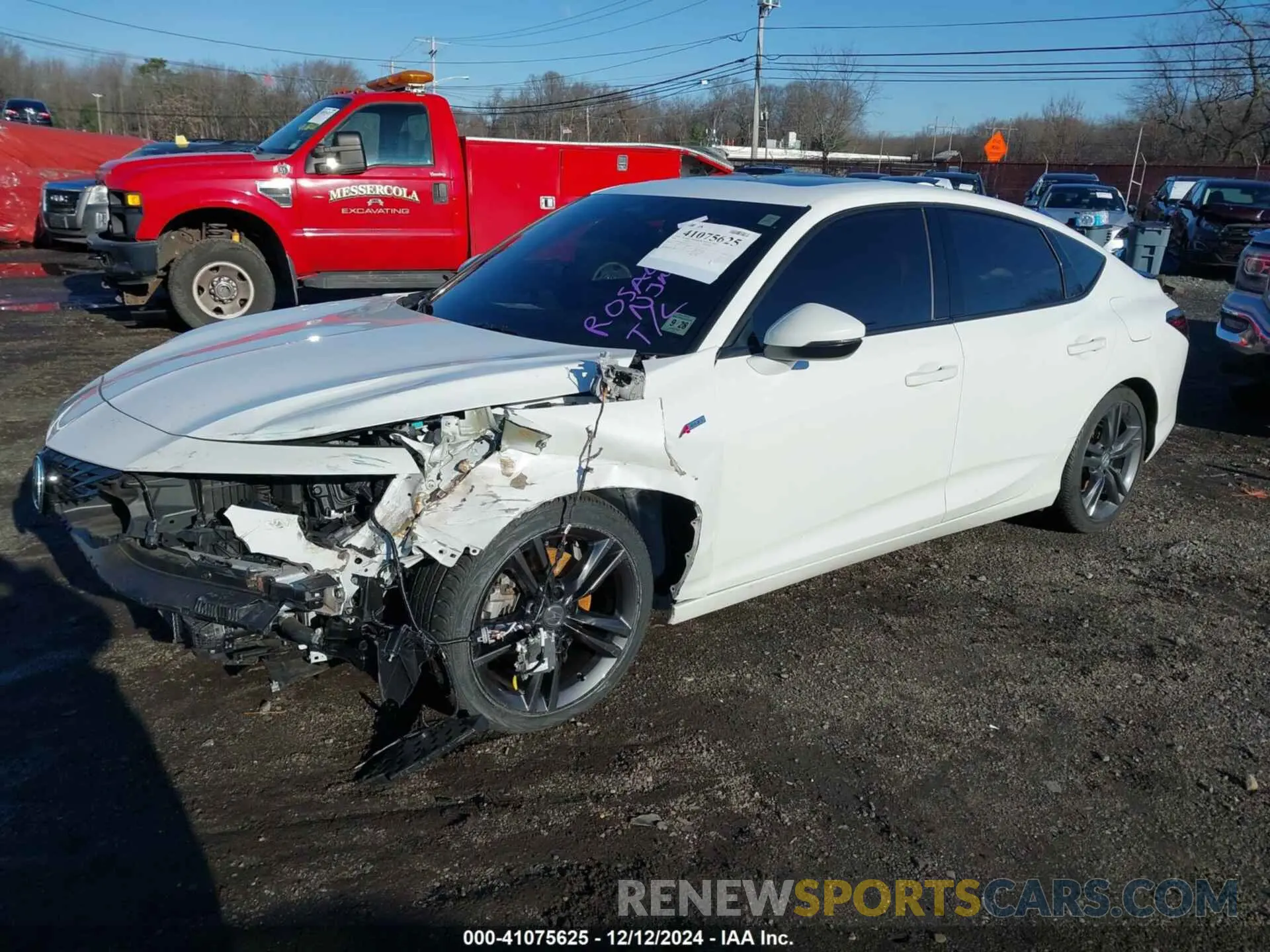 2 fotografías del automóvil dañado 19UDE4H64RA011451 ACURA INTEGRA 2024