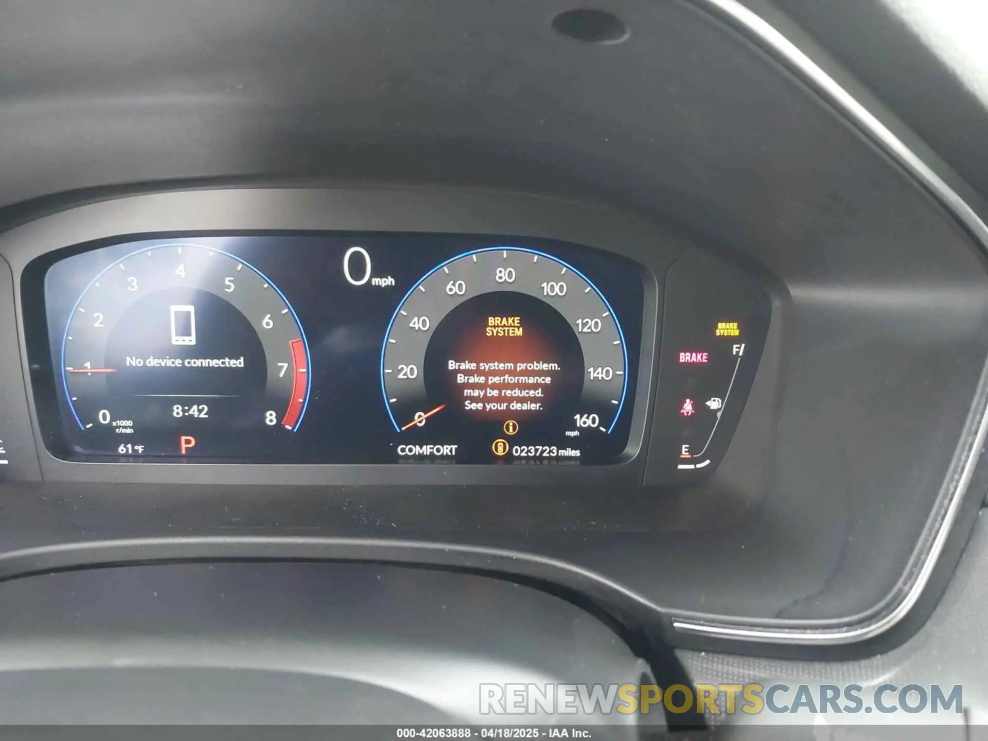 7 fotografías del automóvil dañado 19UDE4H6XRA019618 ACURA INTEGRA 2024