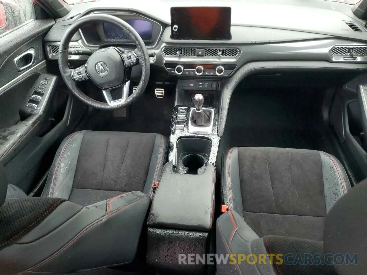 8 fotografías del automóvil dañado 19UDE5G90RA000674 ACURA INTEGRA 2024